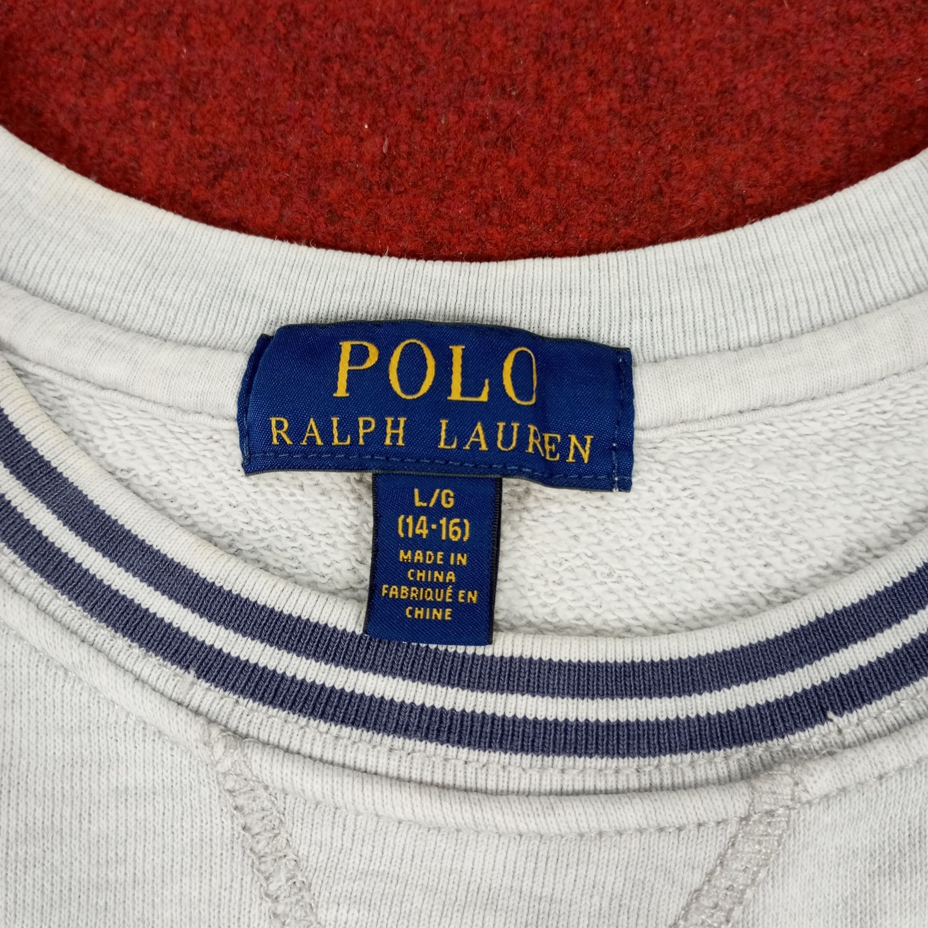 Polo Ralph Lauren × Vintage Polo Ralph Lauren Sweatshirt Fashion Brand Size US M / EU 48-50 / 2 - 5 Thumbnail