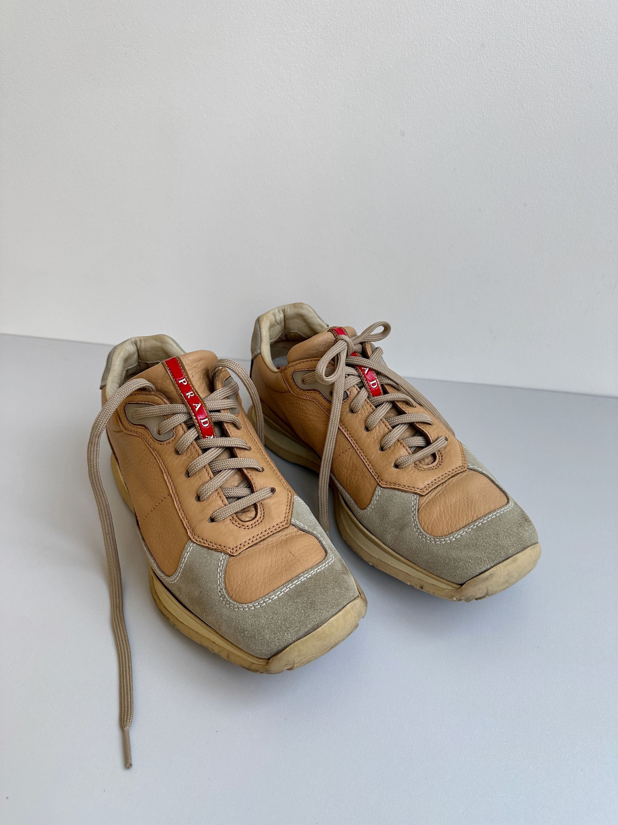 Prada Vintage Prada Low Runner Sneaker 25.5 cm Size US 10 / IT 40 - 3 Thumbnail