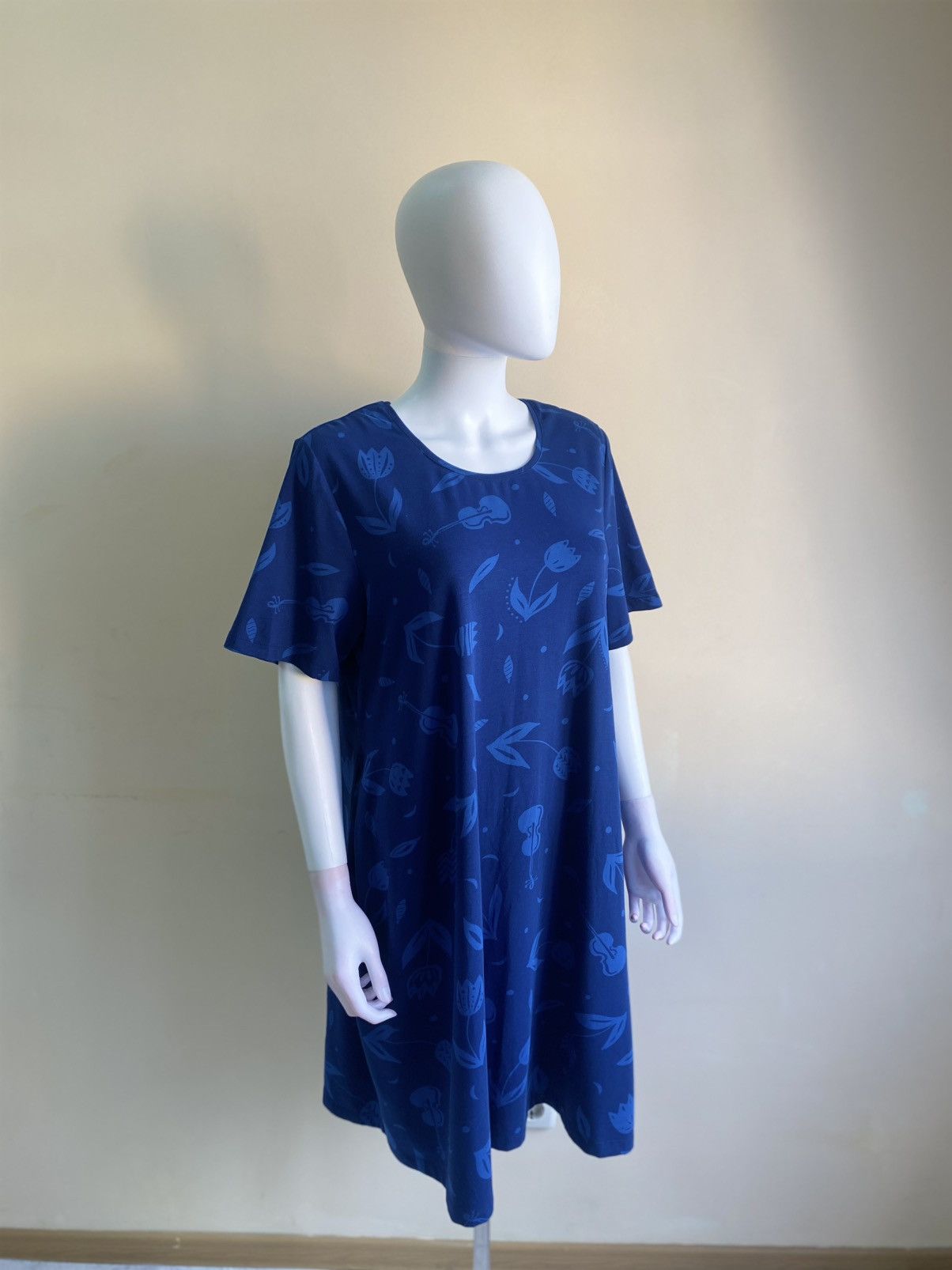 Gudrun Sjoden Gudrun Sjoden Womens Blue Knee Length Dress Size XL Size XL / US 12-14 / IT 48-50 - 1 Thumbnail