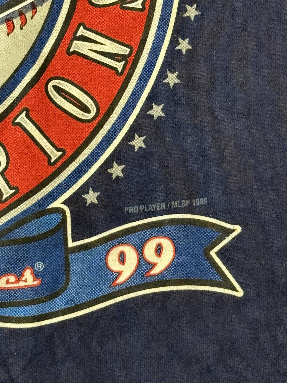 Fruit Of The Loom VTG New York Yankees T-shirt 1999 World Series Pennant XL Size US XL / EU 56 / 4 - 4 Thumbnail