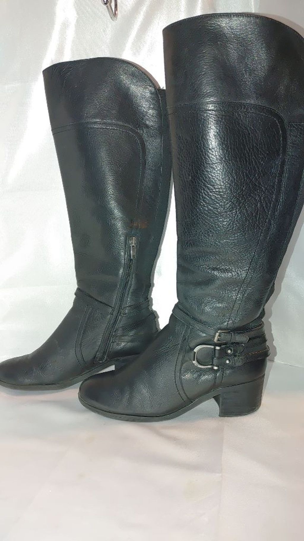 Marc Fisher Marc Fisher Kacee Leather Riding Boots Size 7.5M Size US 7.5 / IT 37.5 - 5 Thumbnail