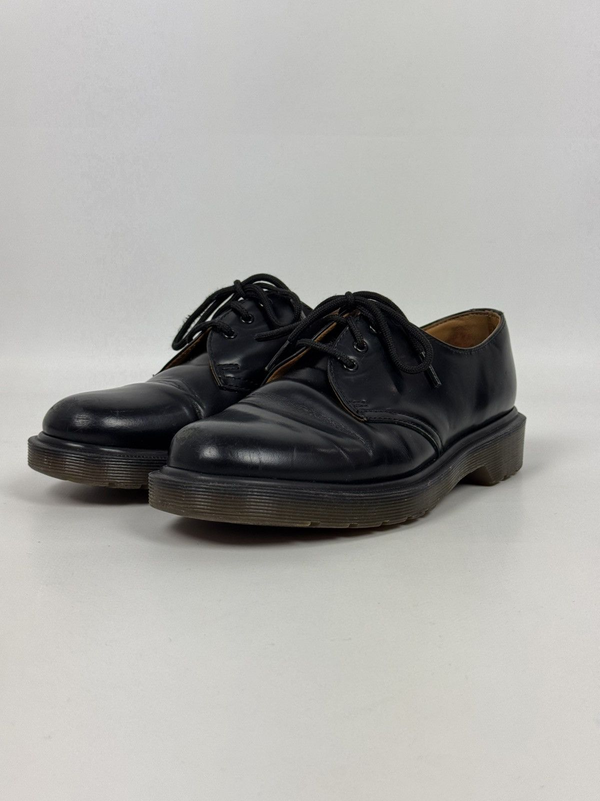 Dr. Martens Dr.Martens 1461 PW Black Unisex Shoes Size US 7 / IT 37 - 1 Thumbnail