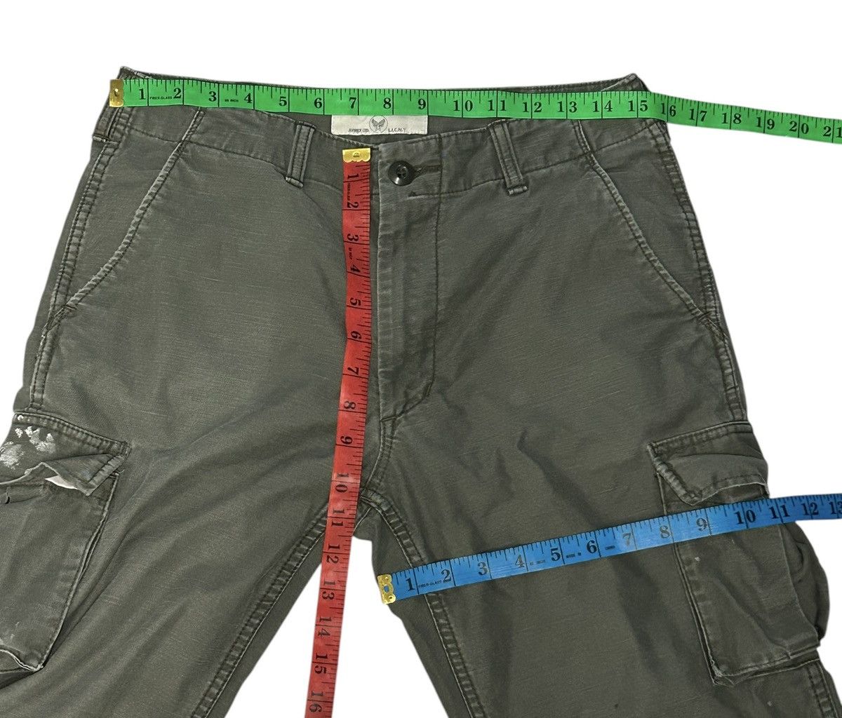 Avirex × Vintage 🔥 AVIREX Cargopant Distressed Size US 31 - 16 Thumbnail