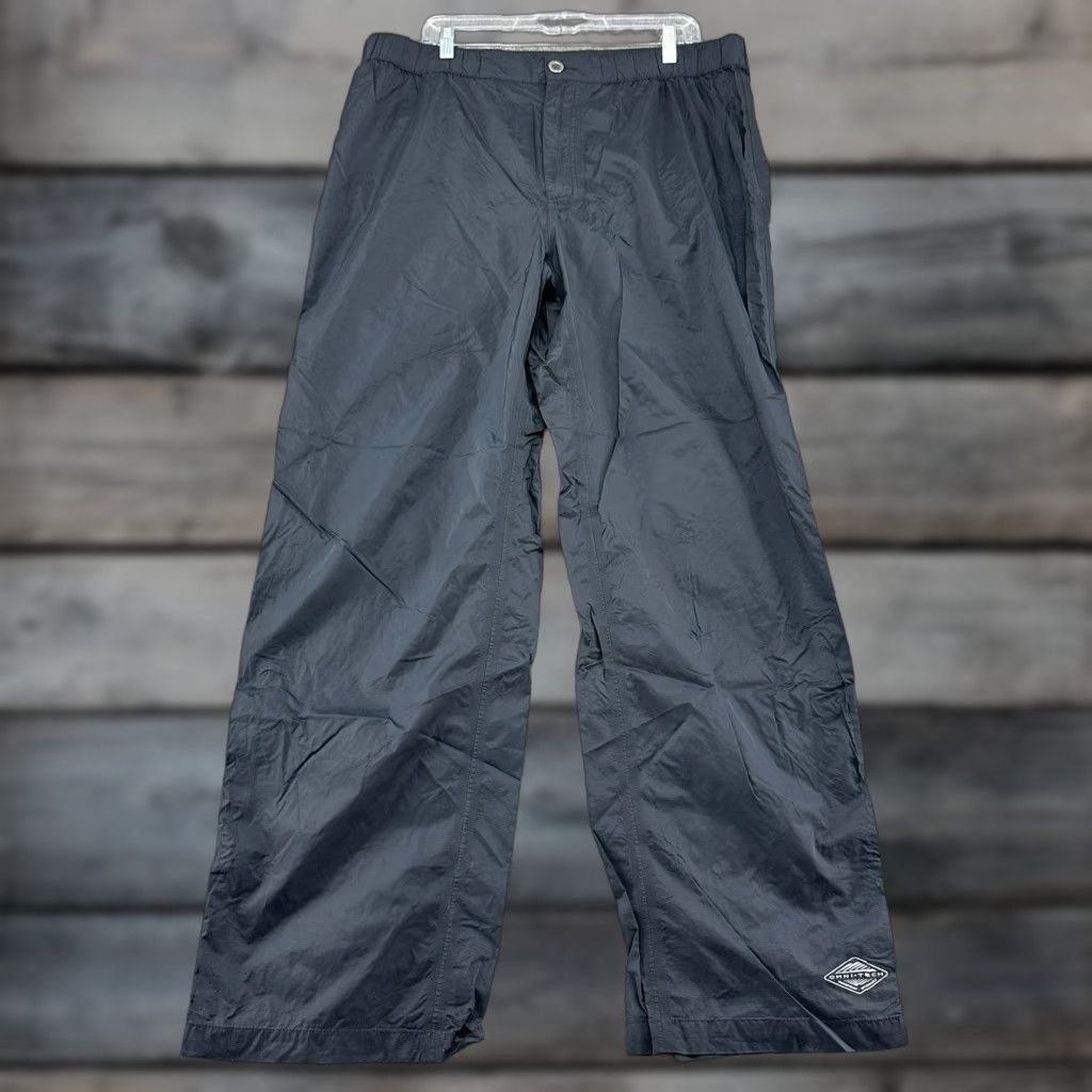 Vintage Columbia Pants Mens XL Black Rain Omni Tech PFG Storm Fishing Nylon Foul Weather Cargo Trousers Weather-Resistant Everyday Wear Mens Size US 36 / EU 52 - 1 Thumbnail