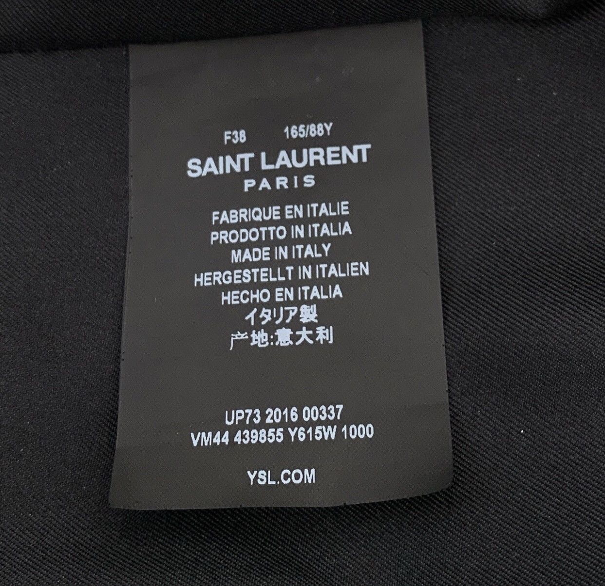 Saint Laurent Paris × Yves Saint Laurent Saint Laurent SLP mulberry silk mixed cotton suit jacket Size M / US 6-8 / IT 42-44 - 6 Thumbnail