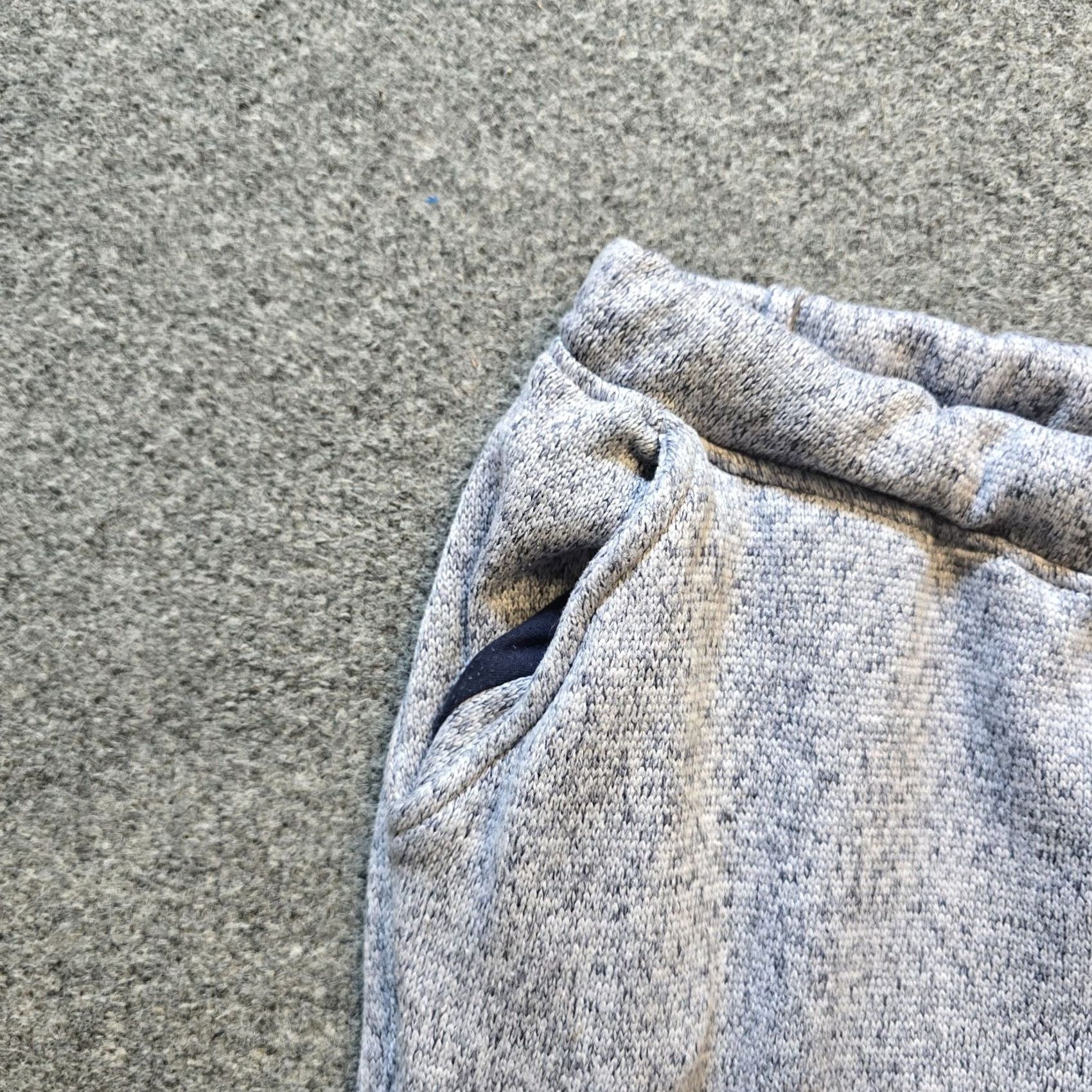 Vintage LL Bean Pants Womens Size Medium Blue Knit Fleece Joggers Pull On Casual Lounge Regular Tall? Needle: No Size 32" / US 10 / IT 46 - 3 Thumbnail