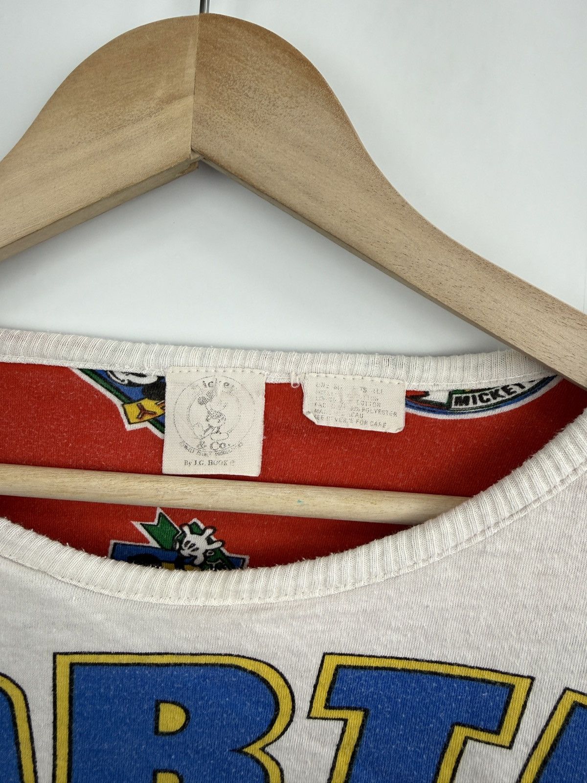 Disney 🇬🇧 Vtg 90s Disney Princess Diana Mickey Mouse Sporting Life Size US L / EU 52-54 / 3 - 7 Thumbnail