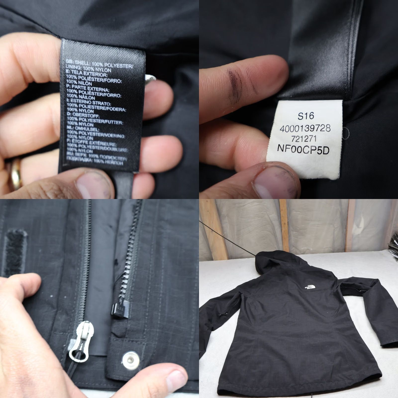 The North Face The North Face Jacket Women S Black Waterproof Full Zip Hooded 3in1 Shell Spring Fall Windbreaker Travel Casual Size S / US 4 / IT 40 - 8 Thumbnail