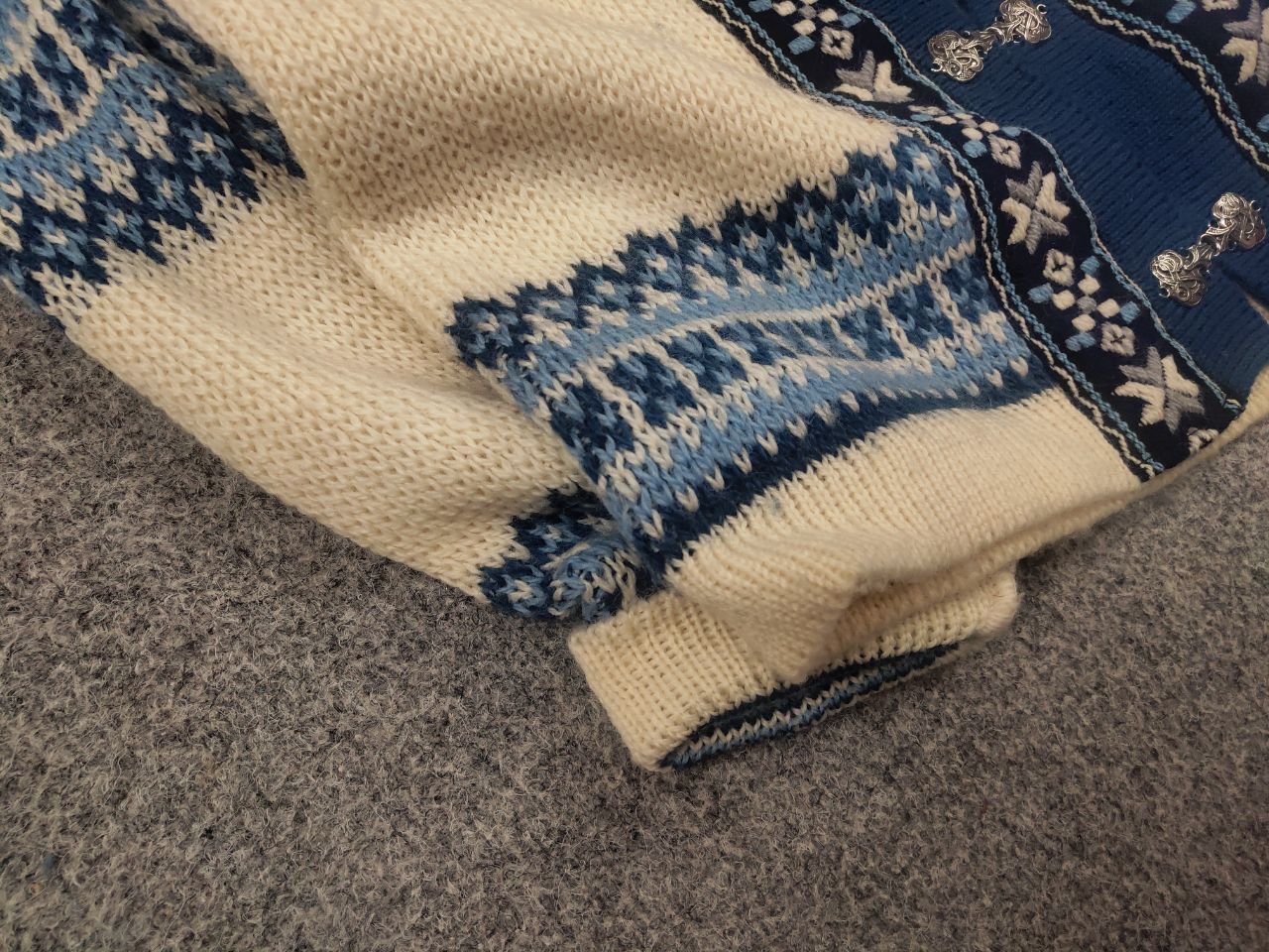 Dale Of Norway Vintage 80's Nordstrikk Knit Wool Sweater Cardigan Norway Size US M / EU 48-50 / 2 - 7 Thumbnail