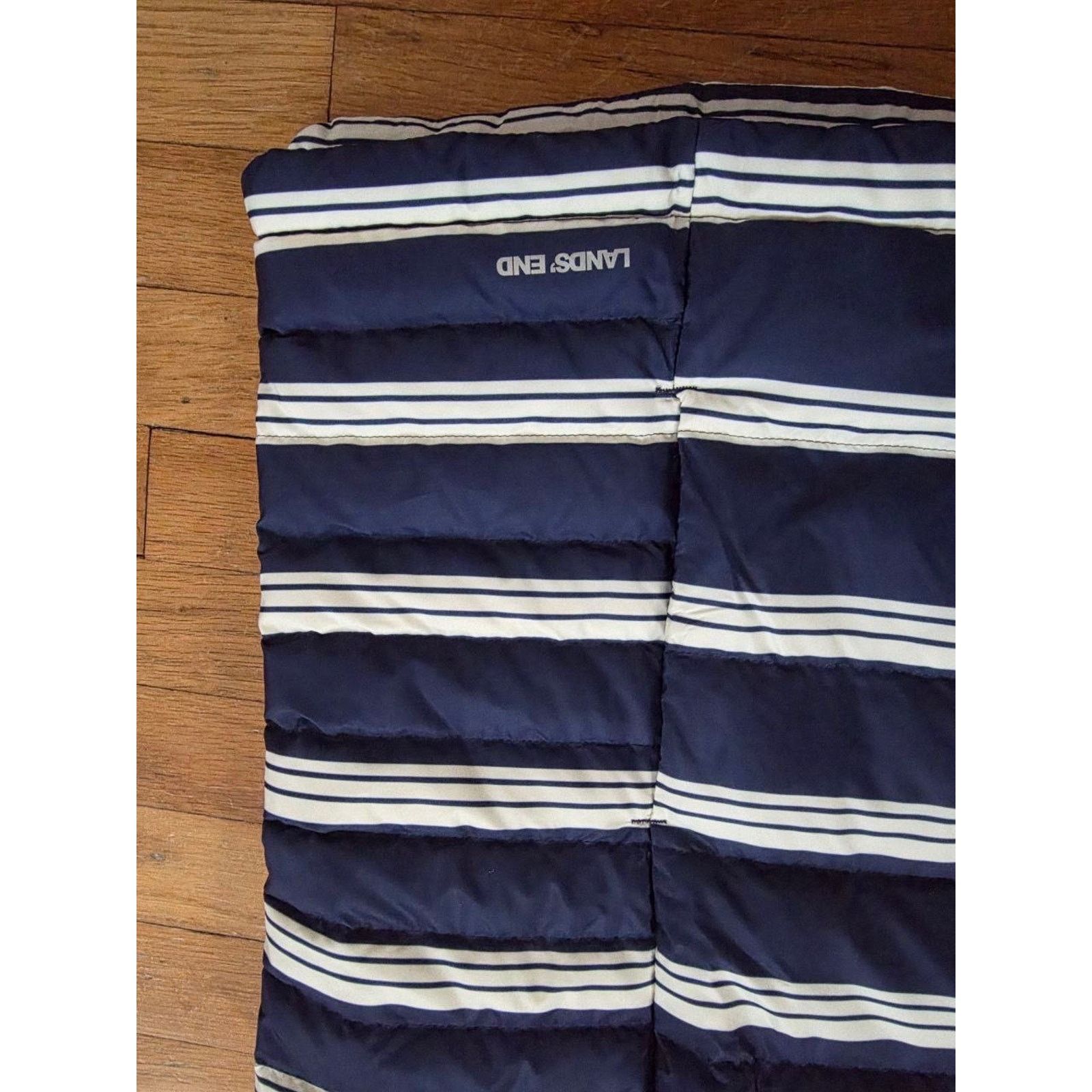 Lands' End Lands End Down Puffer Coastal Fisherman Stripe 2X A001834 Size XXL / US 16-18 / IT 52-54 - 6 Thumbnail