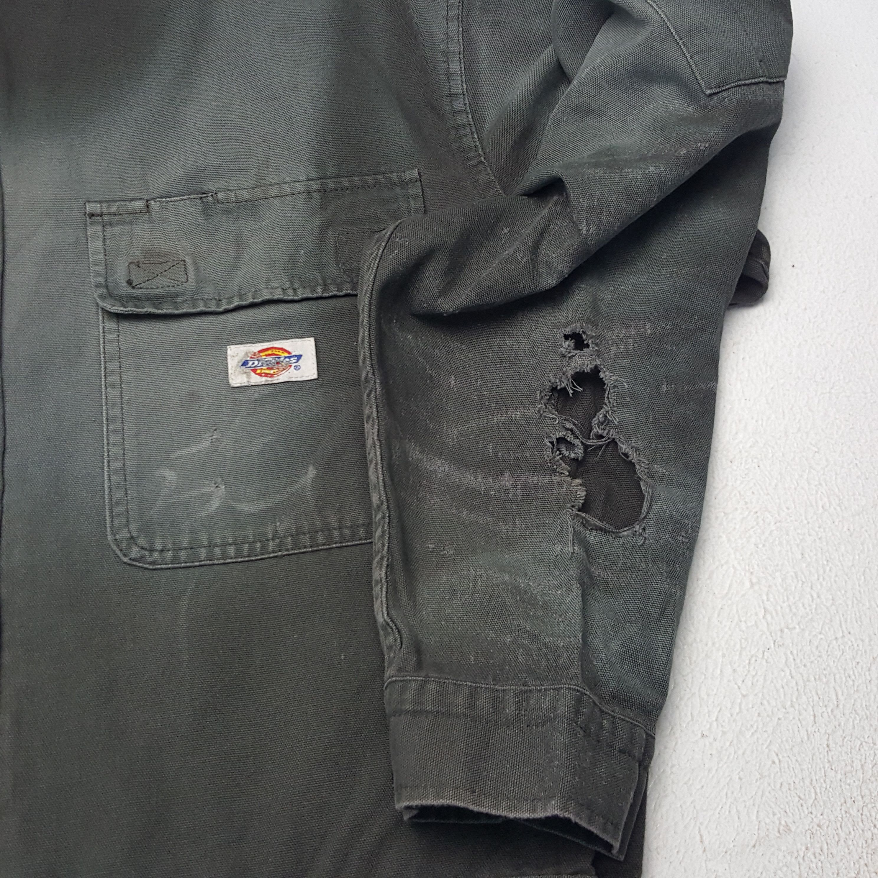 Dickies × Stussy × Vintage Vintage Dickies x Custom Art Stussy Worker Coverall Jacket Size US L / EU 52-54 / 3 - 12 Thumbnail