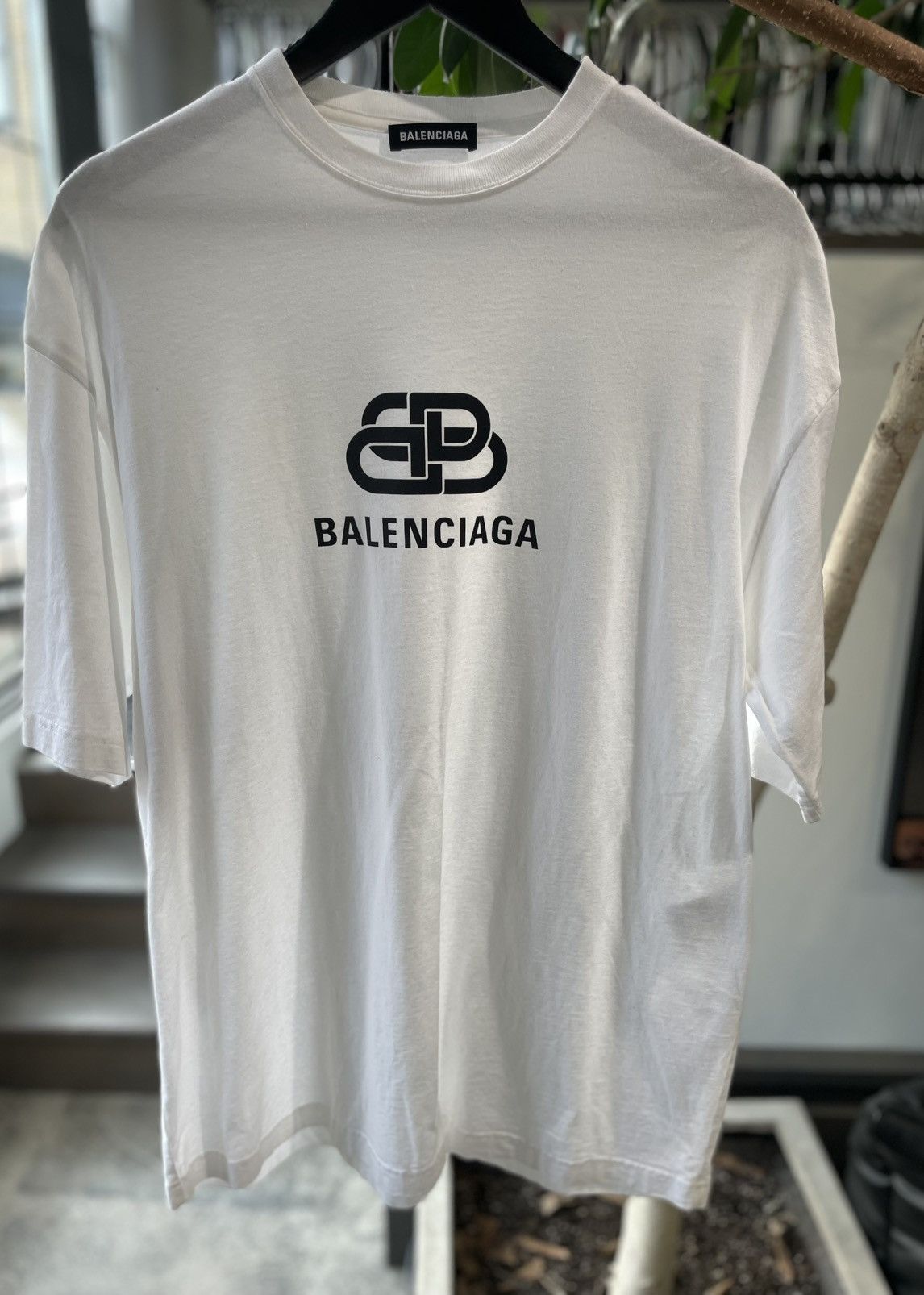 Balenciaga Balenciaga oversized BB logo T-shirt Size US S / EU 44-46 / 1 - 1 Thumbnail