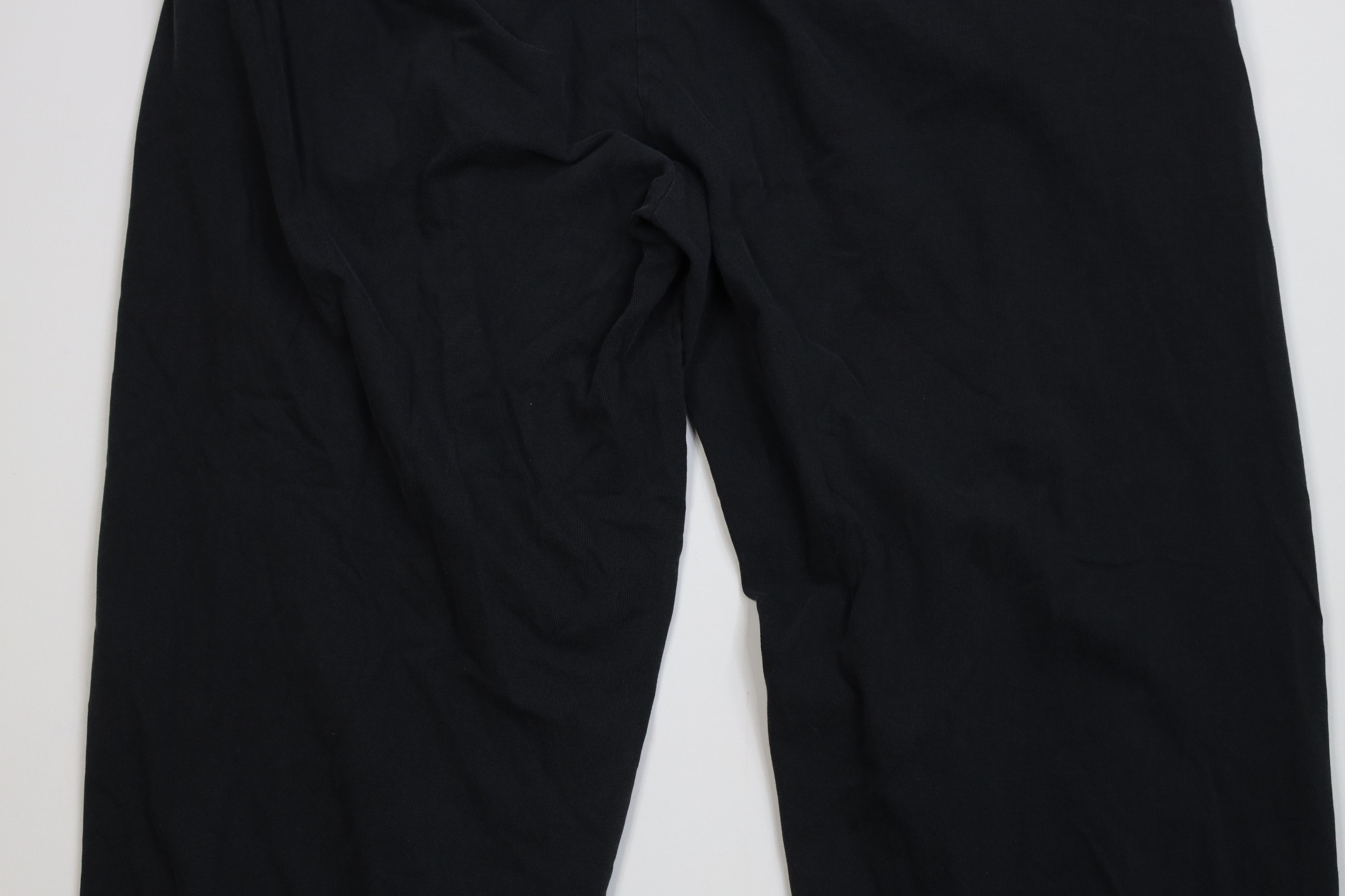 Vintage Vintage 90s Streetwear Blank Cotton Joggers Pants Black Size US 38 / EU 54 - 10 Thumbnail
