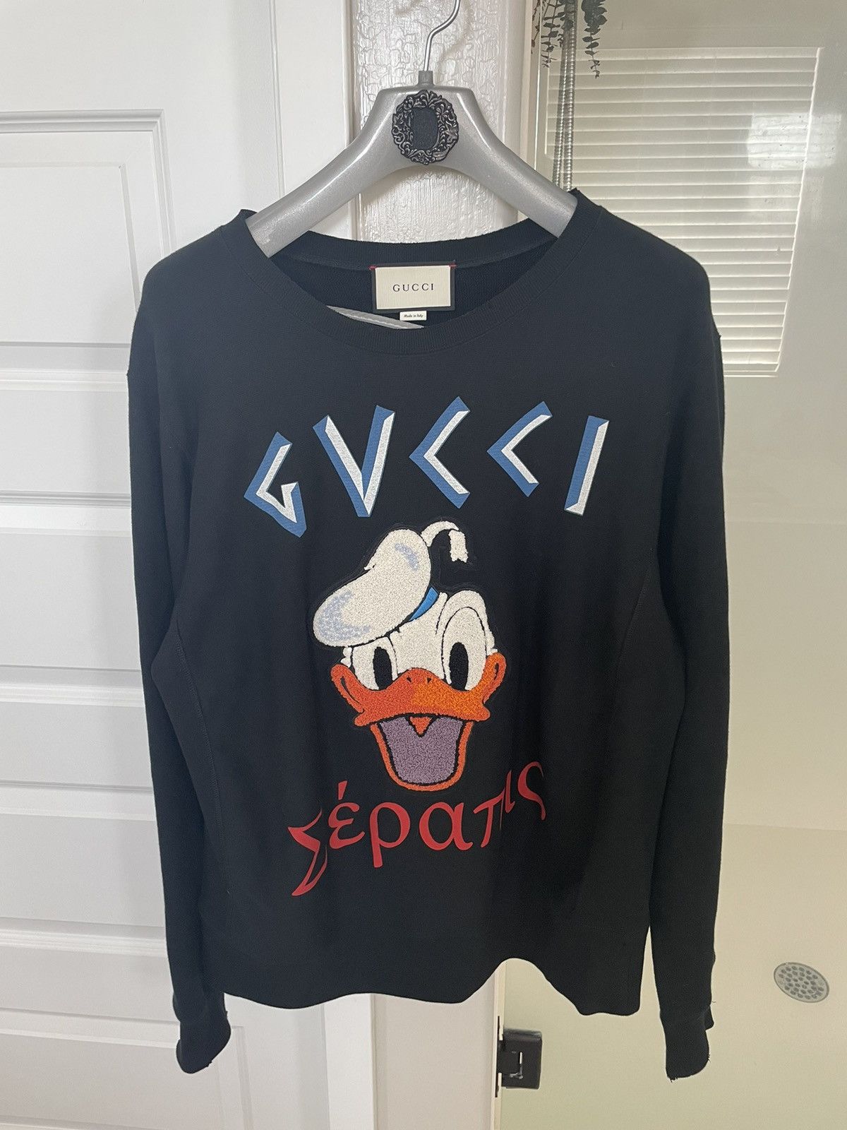 Gucci donald duck discount sweatshirt