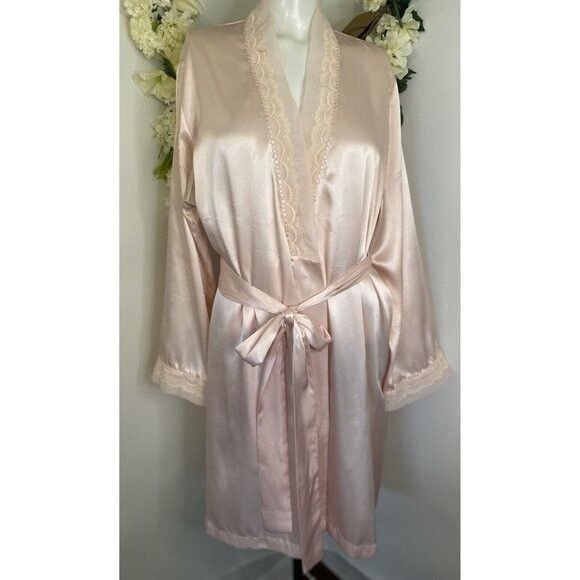 Vintage Vintage Morgan Taylor Intimates Robe Pink Women's Size Large Size ONE SIZE - 11 Thumbnail