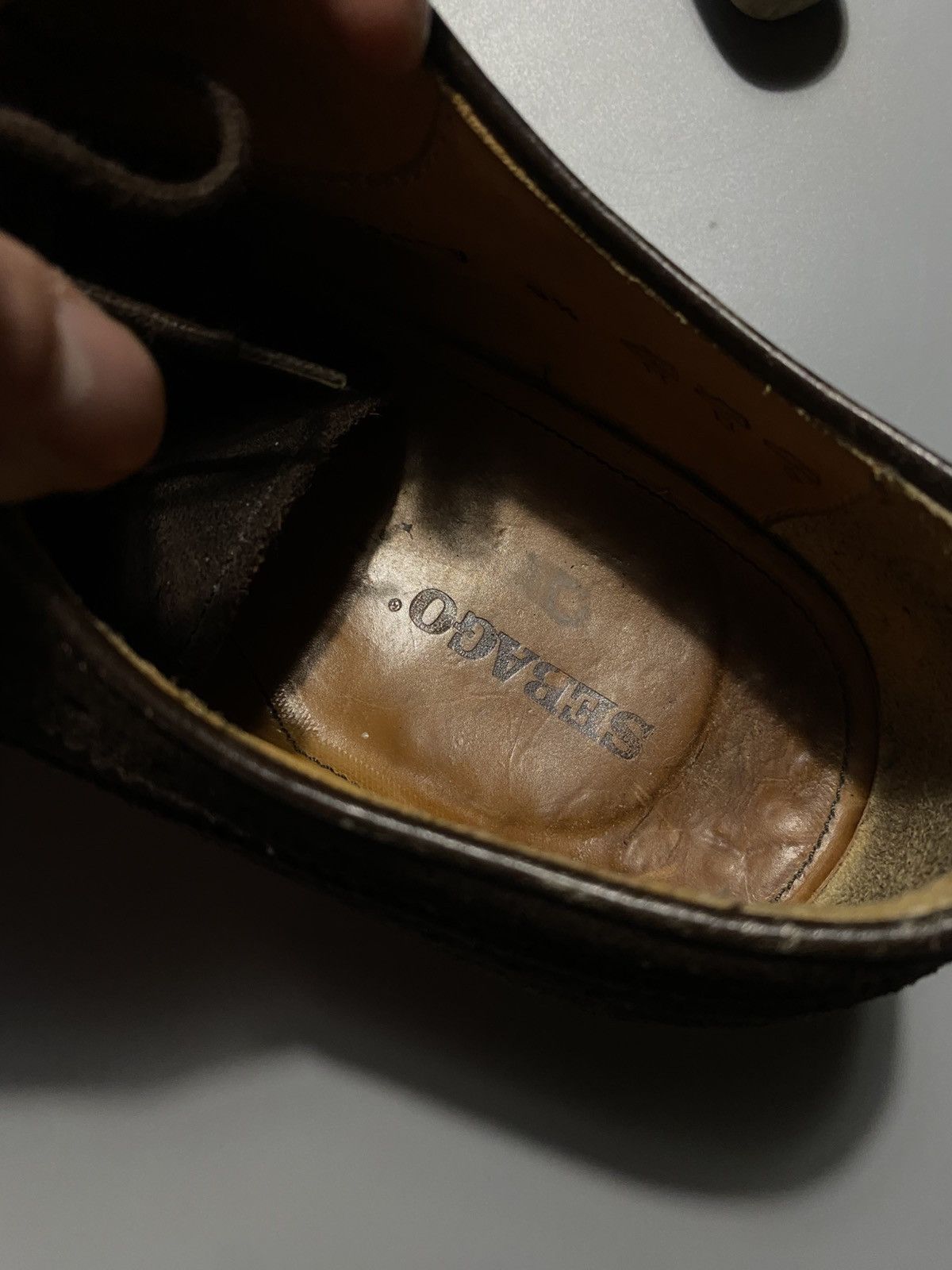 Sebago Sebago dark brown suede brogues shoes Size US 9 / EU 42 - 13 Thumbnail