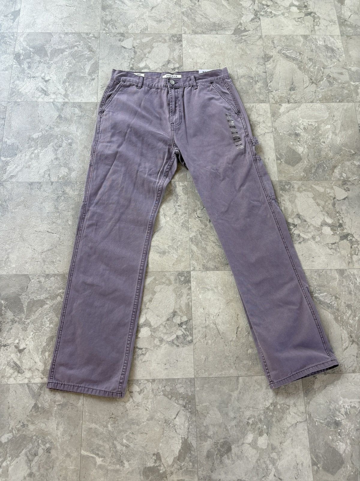Pacsun Pacsun Light Purple Baggy Pants Size US 30 / EU 46 - 1 Preview