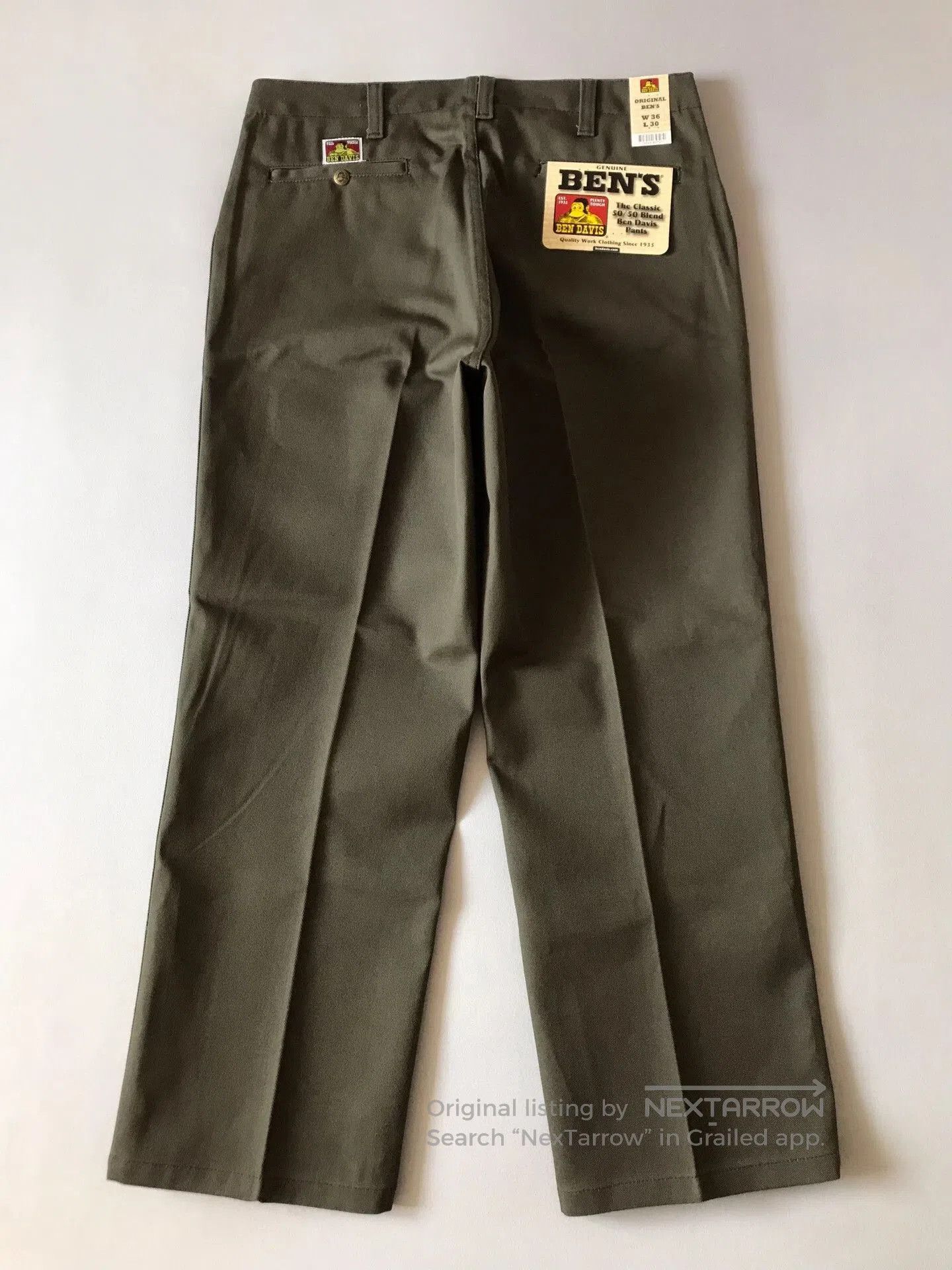 Ben Davis Ben Davis 657 Chino Work Pants W36L30. Size US 36 / EU 52 - 3 Thumbnail