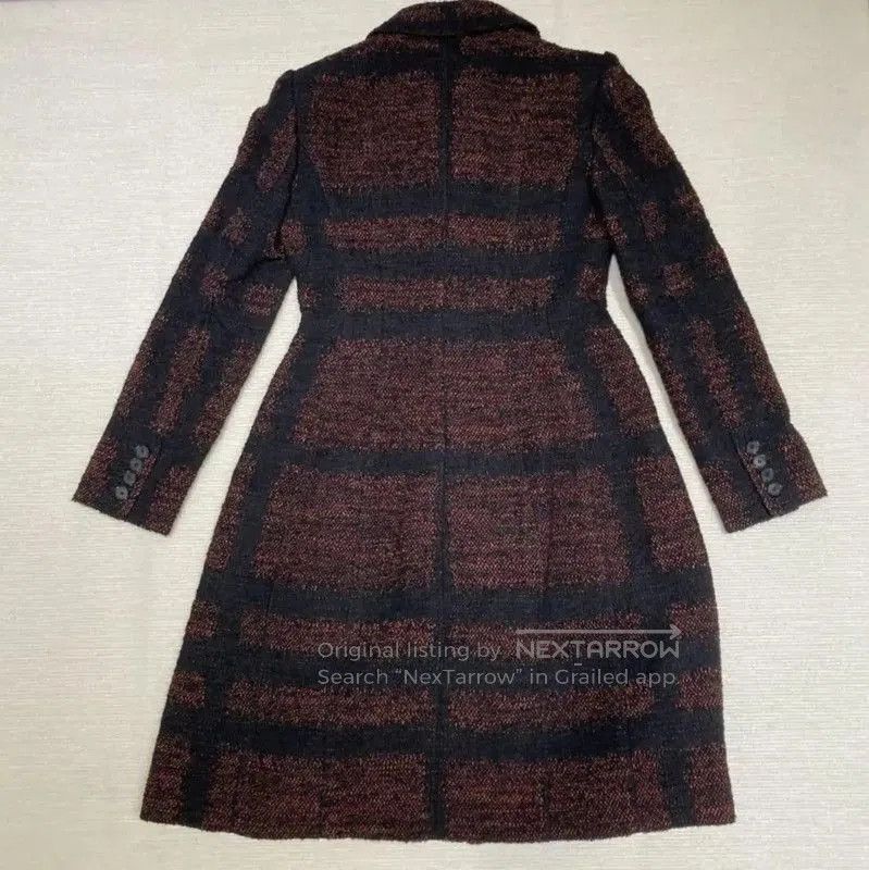 Burberry Burberry Multicolor Wool Midi Coat for Women. Size S / US 4 / IT 40 - 2 Thumbnail