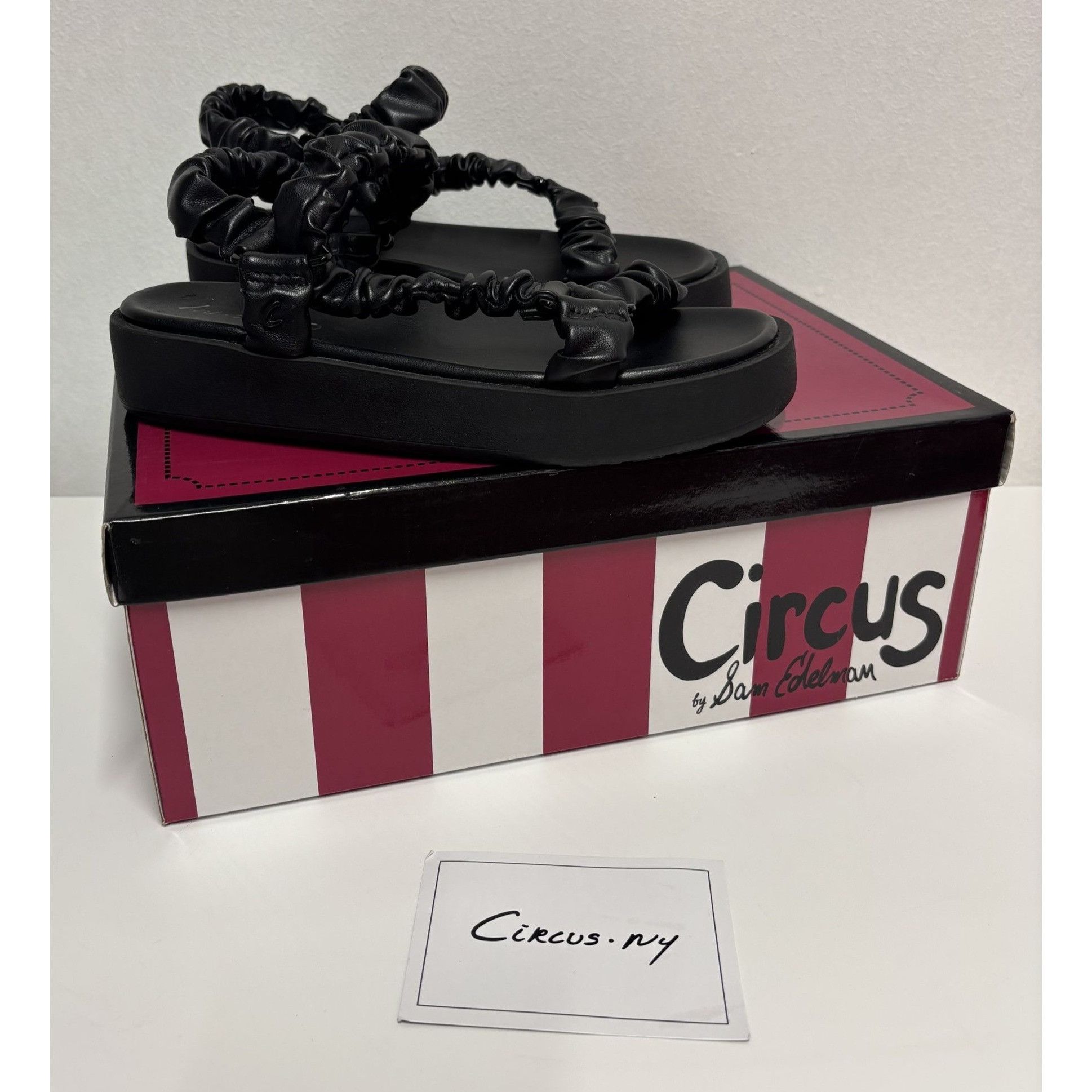 Other CIRCUS BY SAM EDELMAN / Harlene / Black / Scrunchie Strap / Size US 6.5 / IT 36.5 - 7 Thumbnail