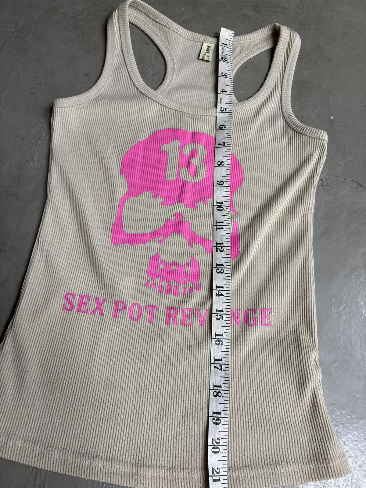 Hysteric Glamour Rare Sex Pot Revenge Devil Cry Rip Tank Top Skulls Size US XS / EU 42 / 0 - 6 Thumbnail