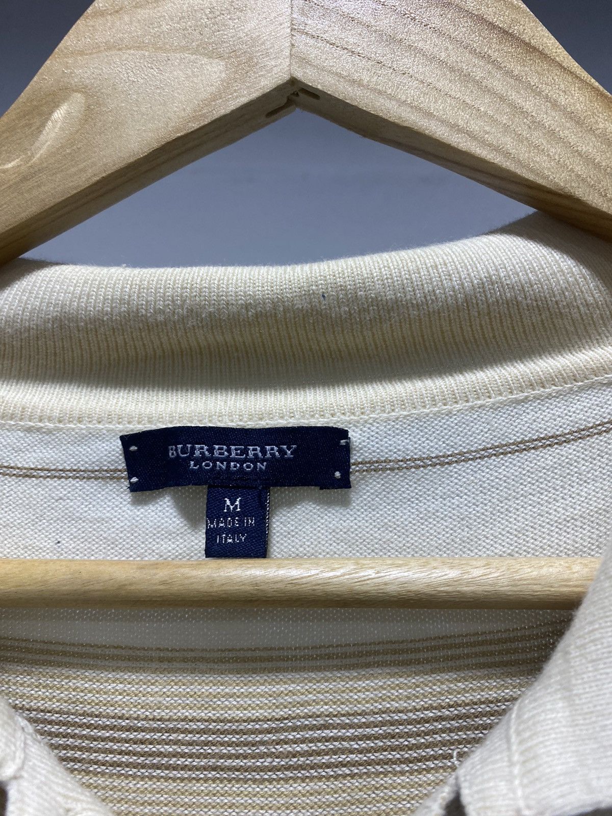 Burberry Burberry💥 Knit Polo Shirt Made in Italy 90s Novacheck Size US M / EU 48-50 / 2 - 6 Thumbnail