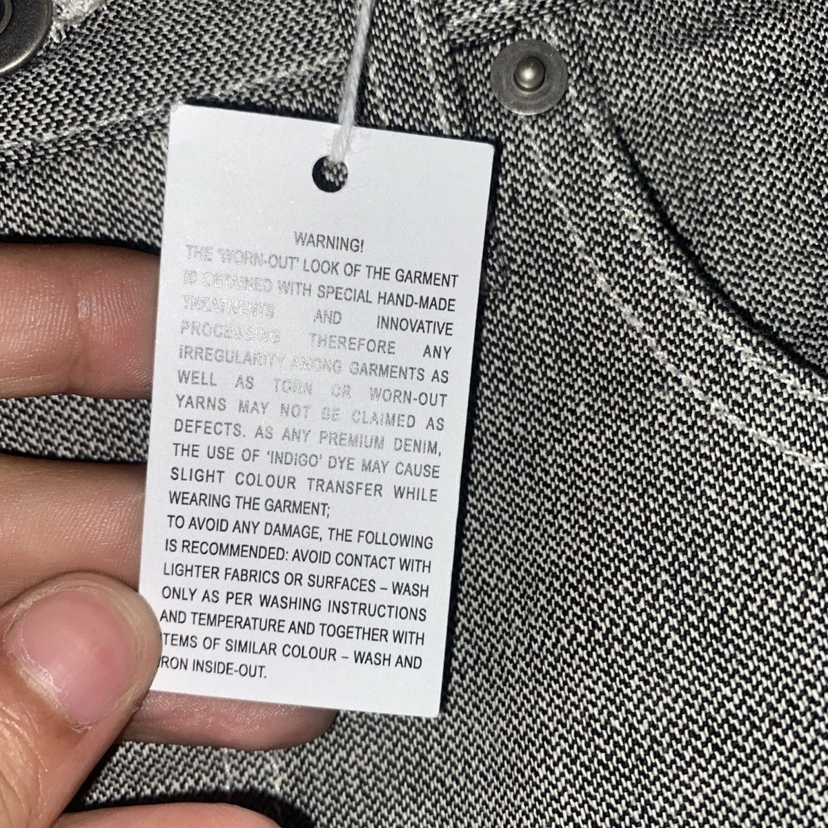Maison Margiela Maison Margiela Gray Cinch Strap Trousers Size US 31 - 3 Thumbnail