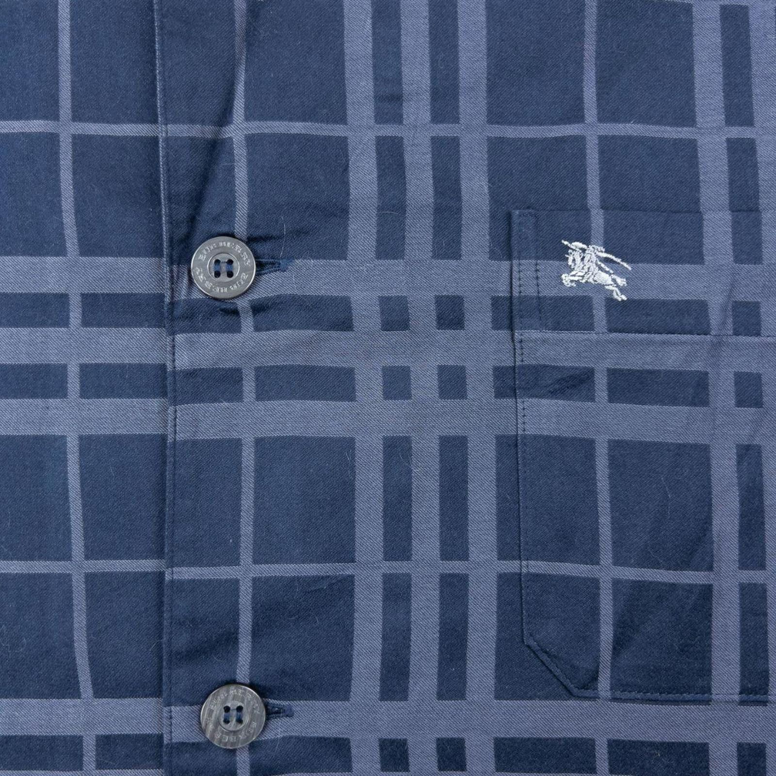 Burberry Vintage 2000s Burberry Nova Check Long Sleeve Pyjama Shirt M Size US M / EU 48-50 / 2 - 4 Thumbnail