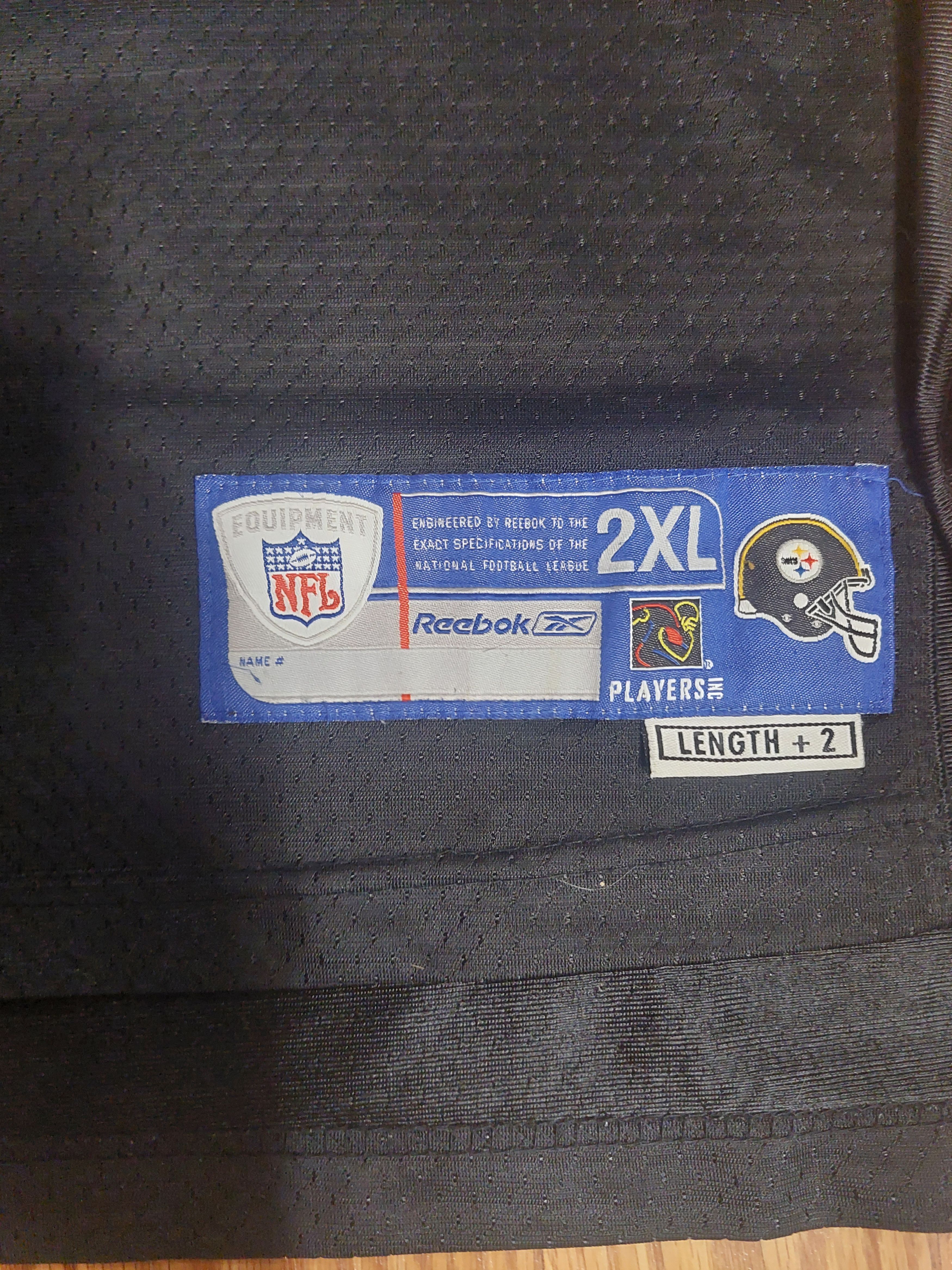 Reebok Authentic Pittsburgh Steelers HInes Ward Reebok NFL Jersery Size US XXL / EU 58 / 5 - 3 Thumbnail