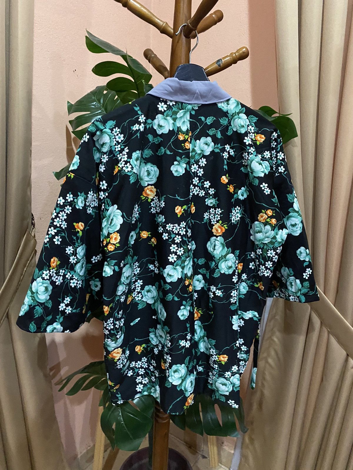 Japanese Brand Épurér Tokyo Floral Kimono Jacket Multicolor Unisex Size L / US 10 / IT 46 - 7 Thumbnail