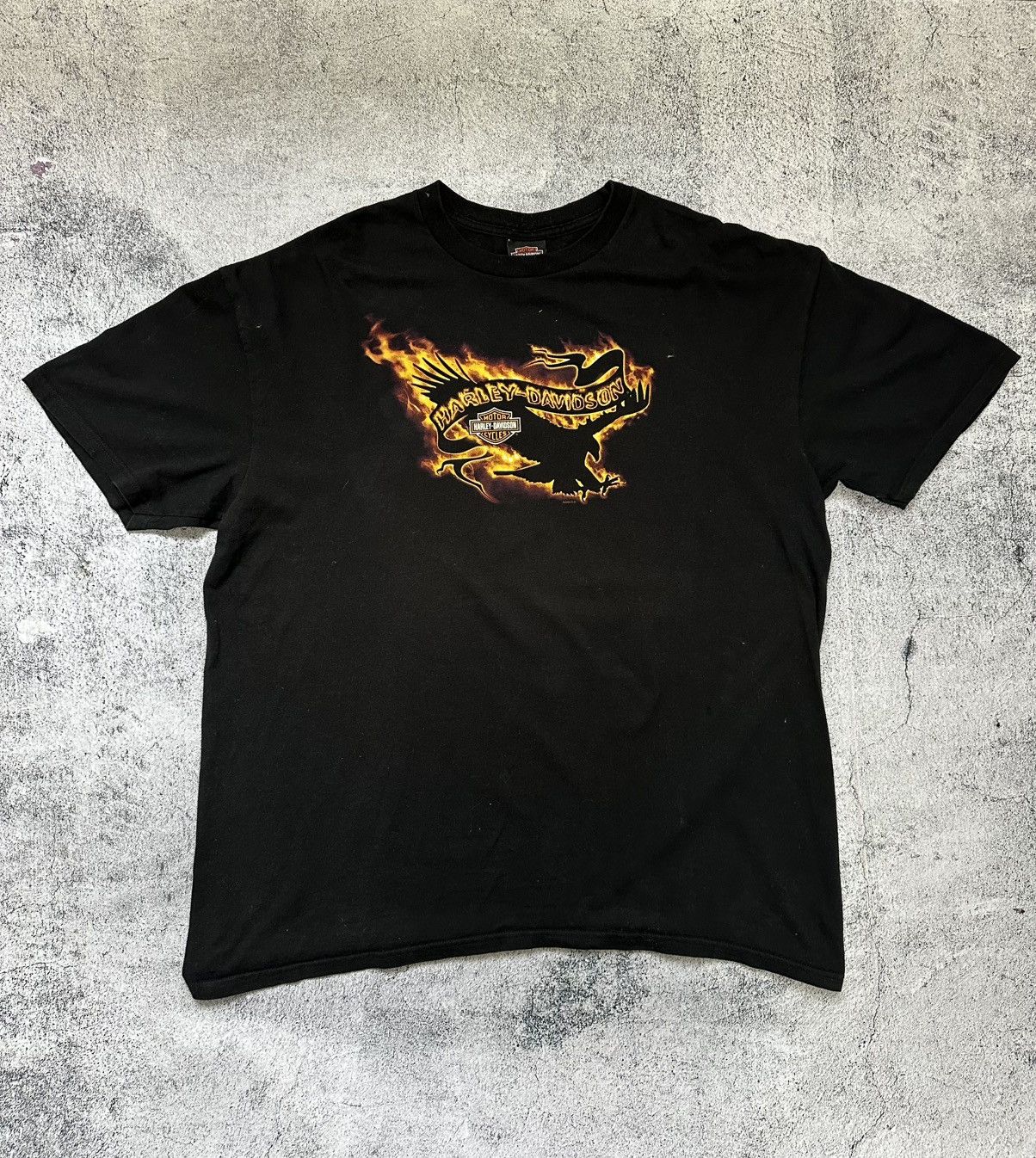 Harley Davidson Vintage Harley Davidson T-shirt London Stratstone Moto Size US XXL / EU 58 / 5 - 1 Thumbnail
