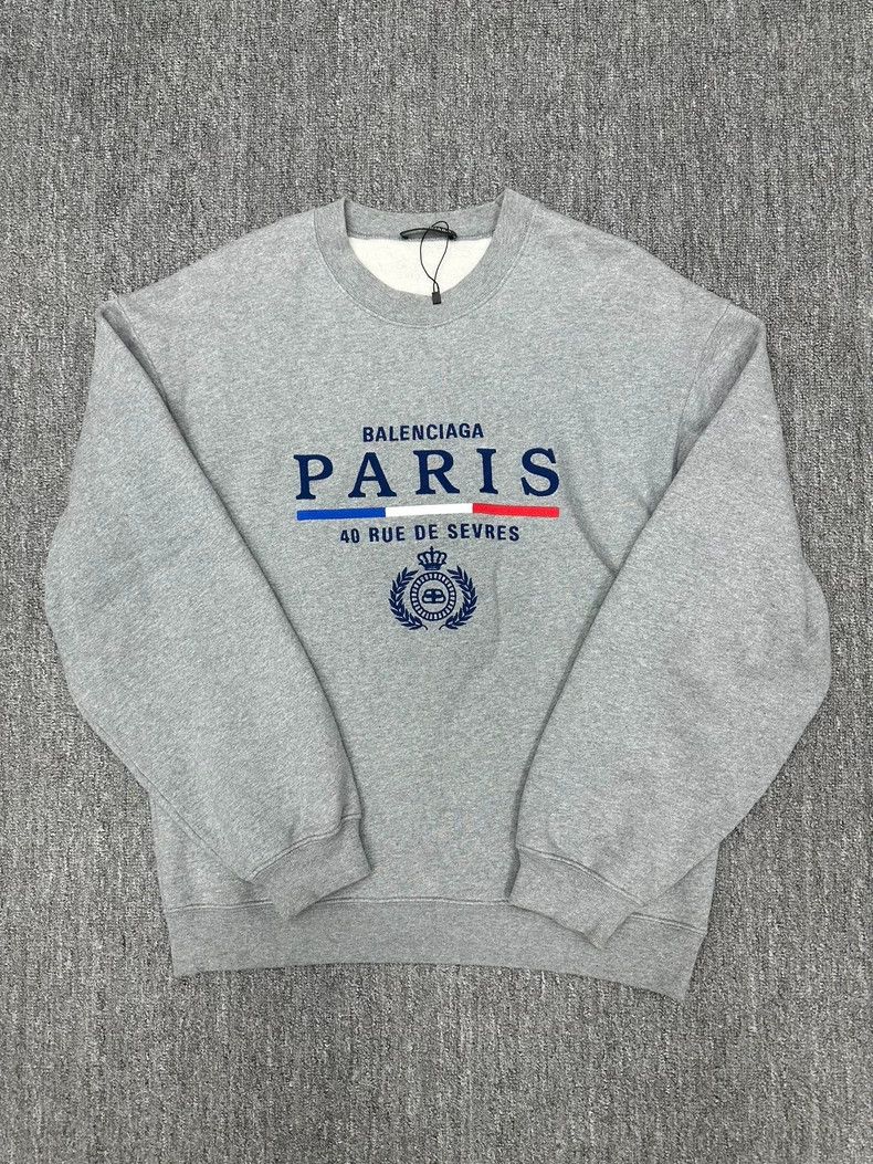 Balenciaga Balenciaga Wheat ear gray sweater Size US S / EU 44-46 / 1 - 1 Thumbnail