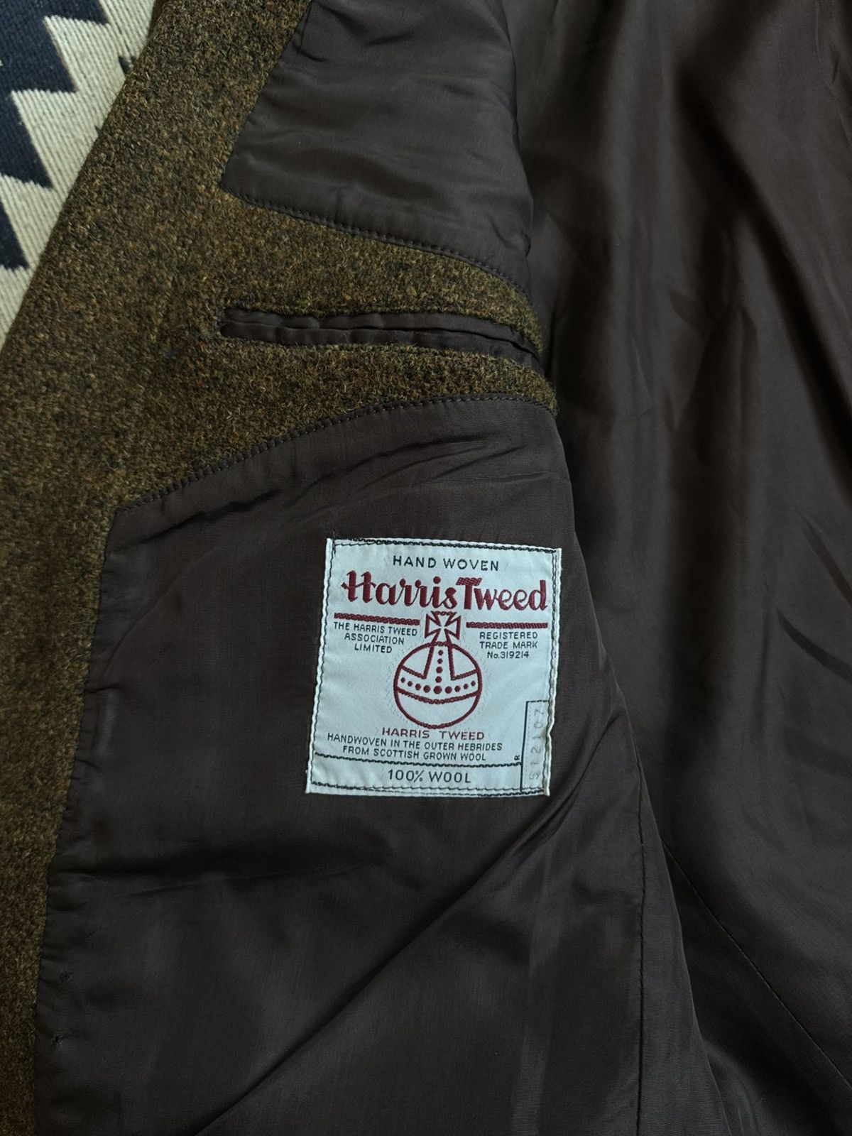 Harris Tweed Vintage Harris Tweed Wool Blazer Size 44R - 16 Thumbnail