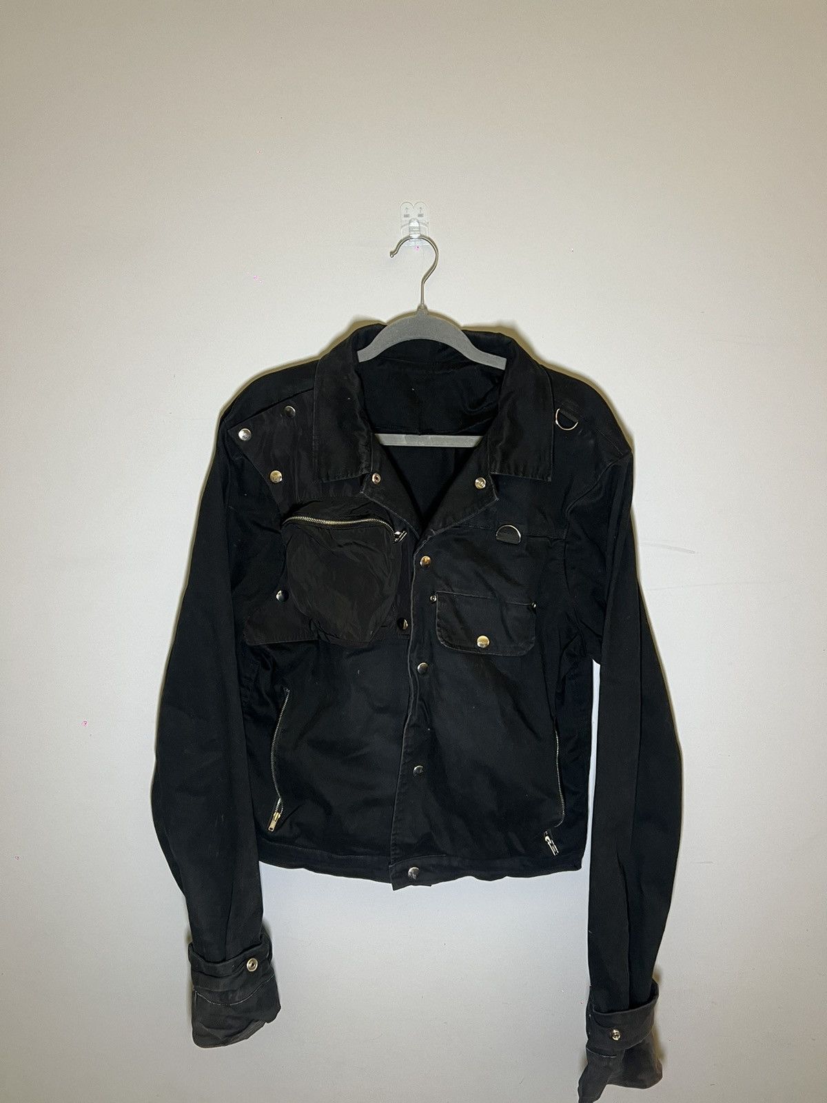 Vintage Light Cotton Biker Jacket Size US M / EU 48-50 / 2 - 1 Thumbnail