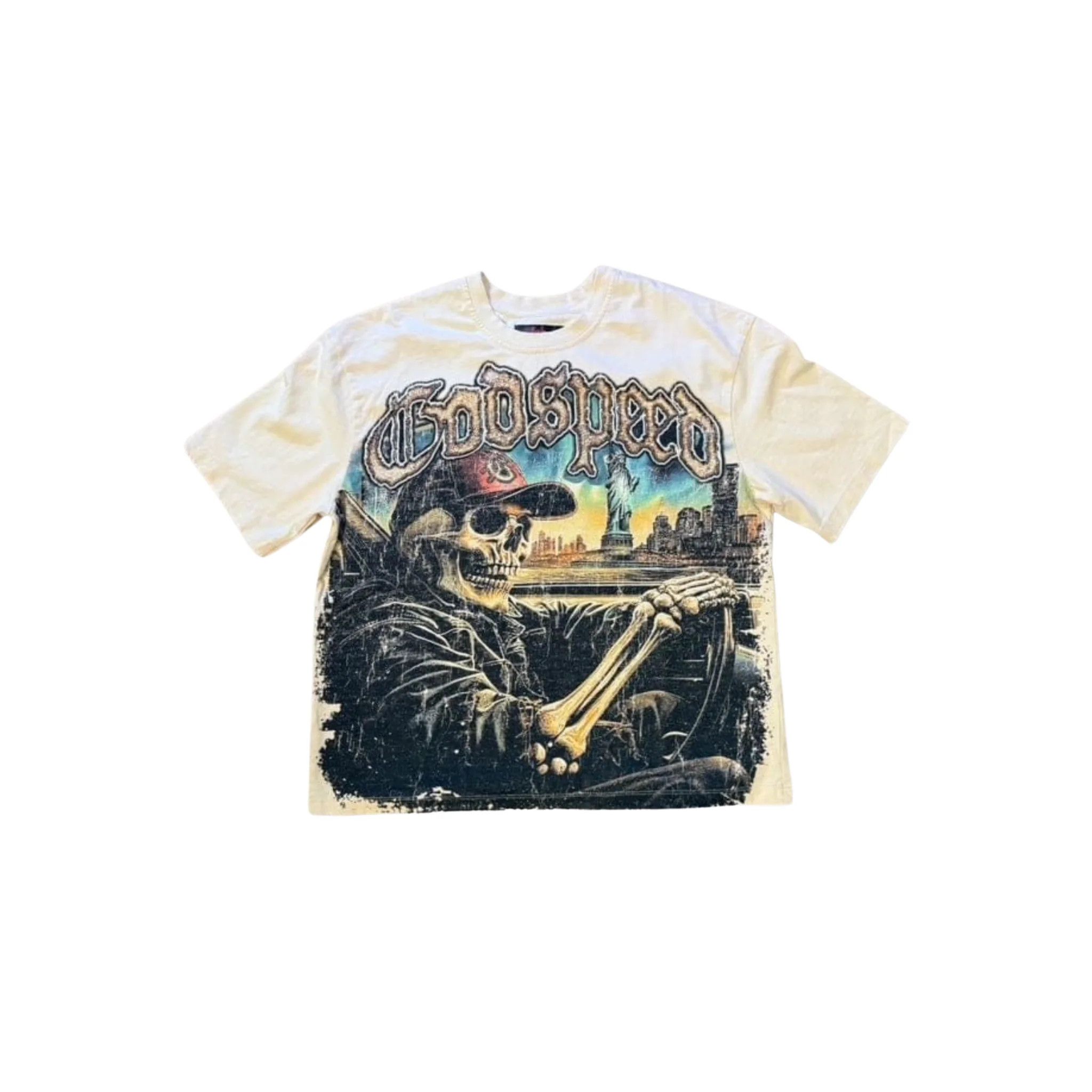 Godspeed Godspeed Sightseeing T-Shirt "Bone" Size US XL / EU 56 / 4 - 1 Thumbnail