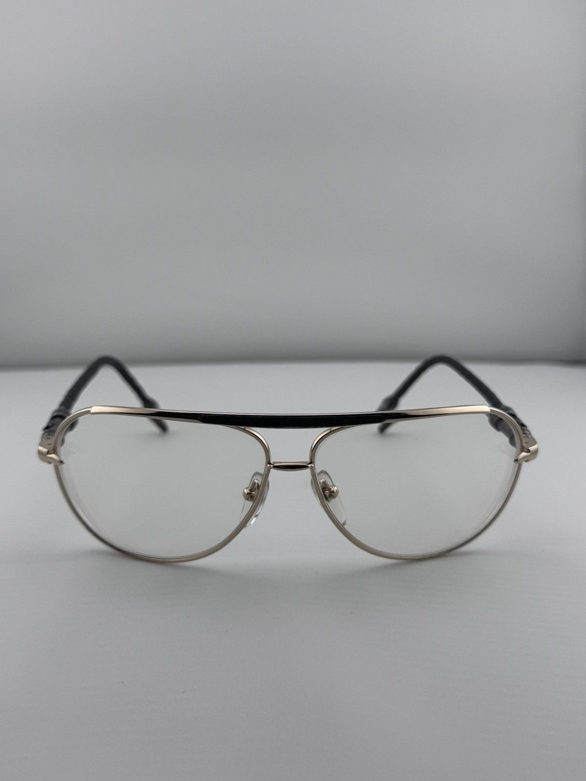 Chrome Hearts Chrome Hearts ‘Muncher’ Stingray Leather Detail Eyeglasses Size ONE SIZE - 5 Thumbnail