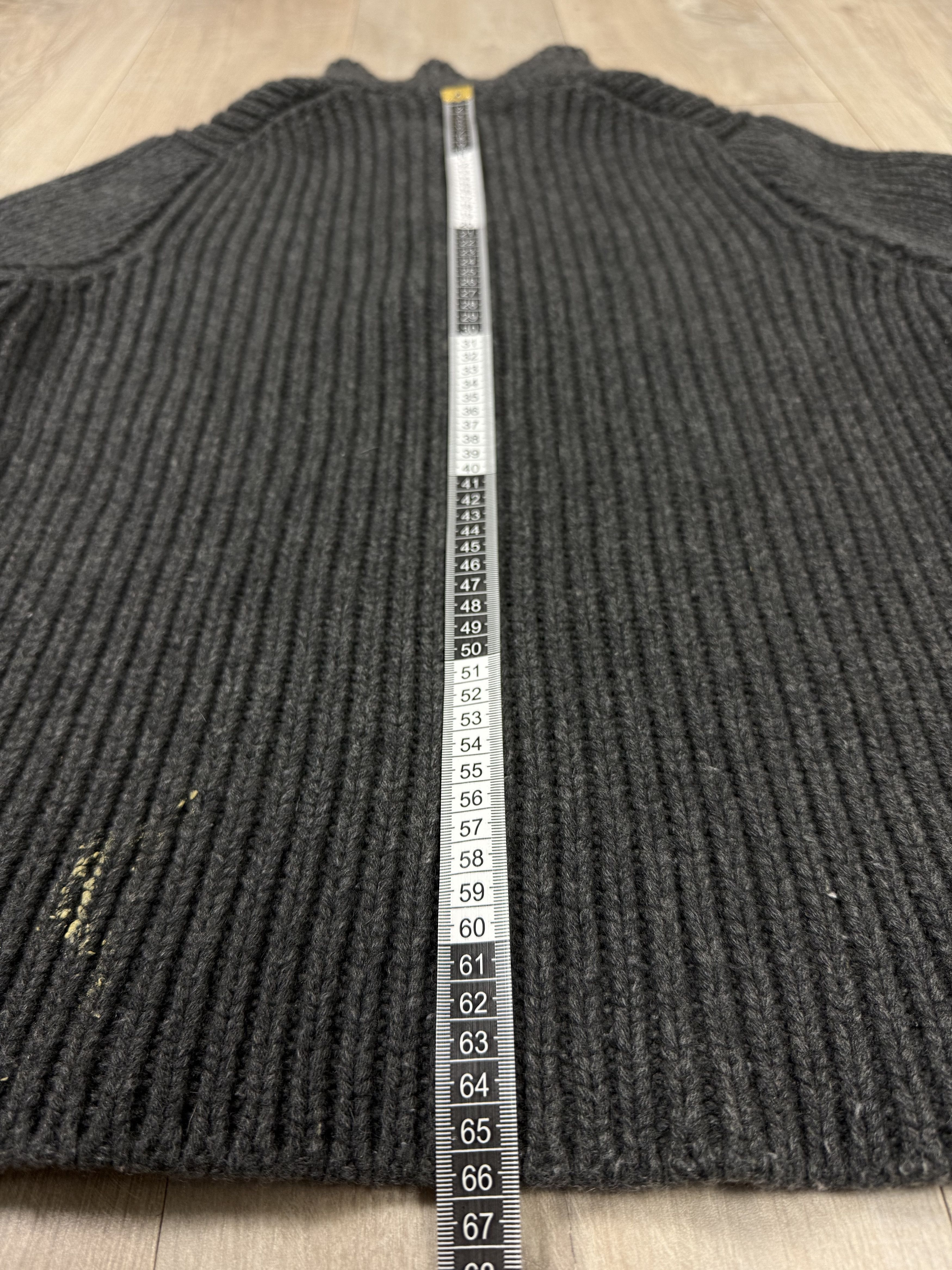 Stone Island Vintage Stone Island 2007 AW Wool Sweater Gray Size L Size US L / EU 52-54 / 3 - 16 Thumbnail