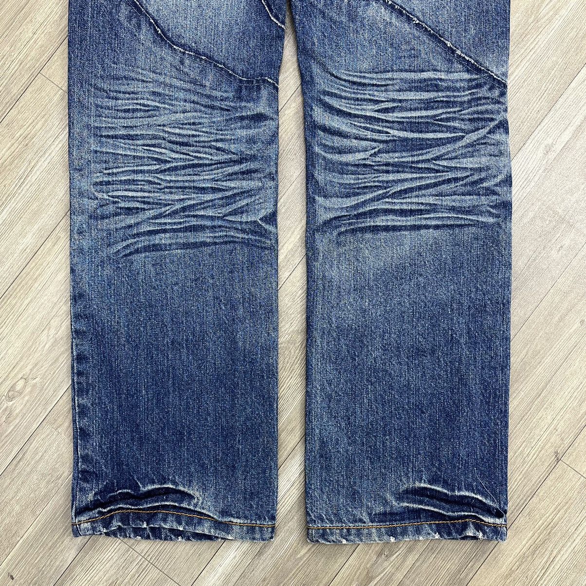 Gotcha × Vintage Vintage Gotcha Big Logo Distressed Faded Denim Jeans Size US 32 / EU 48 - 6 Thumbnail