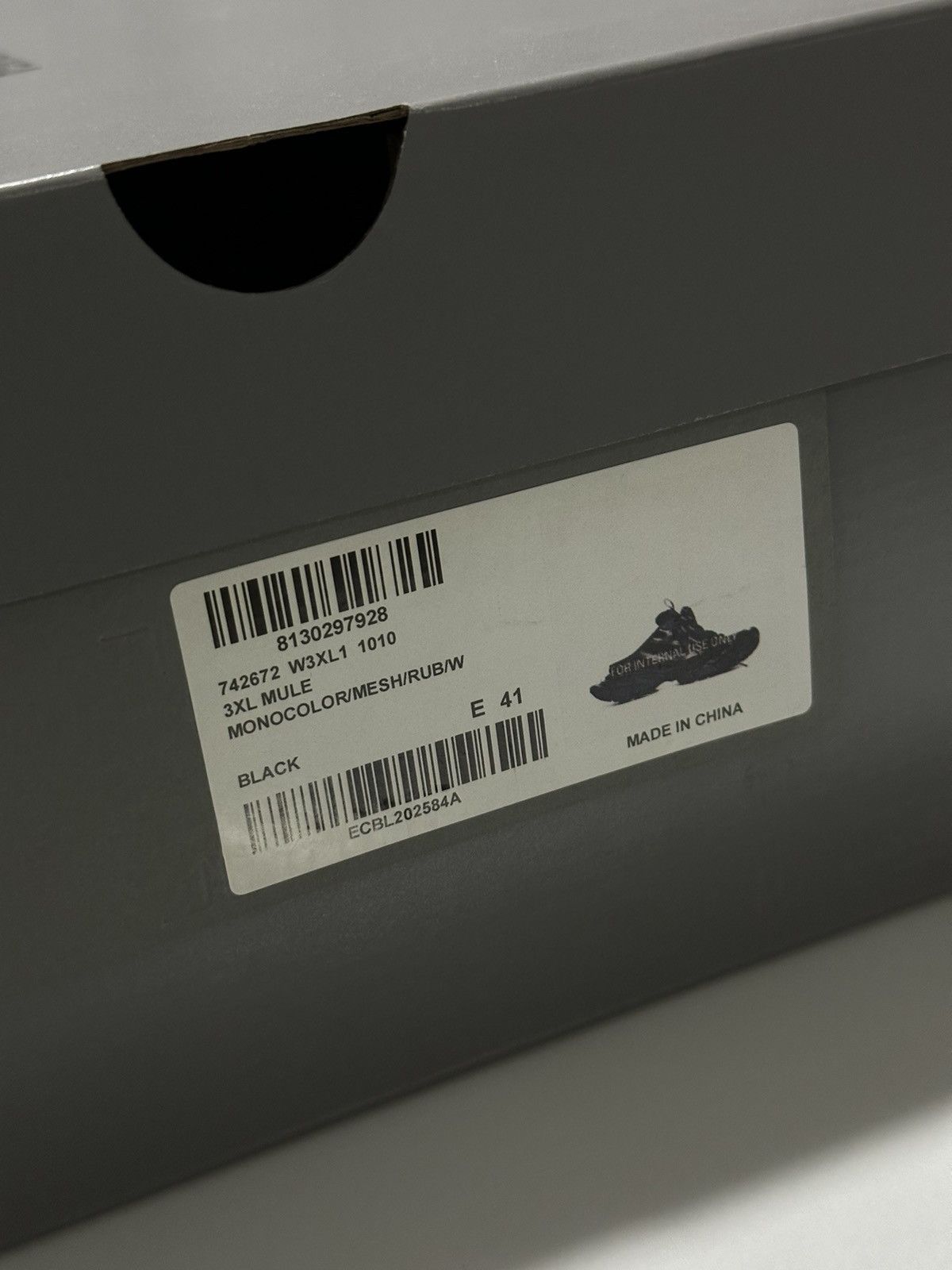 Balenciaga Balenciaga 3XL sneakers mule in black Size US 8 / EU 41 - 13 Thumbnail