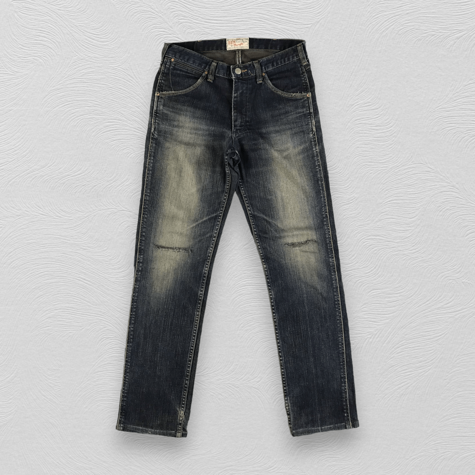 Vintage Vintage Wrangler Blue Bell Jeans Faded Denim KJ2239 Size US 30 / EU 46 - 1 Thumbnail
