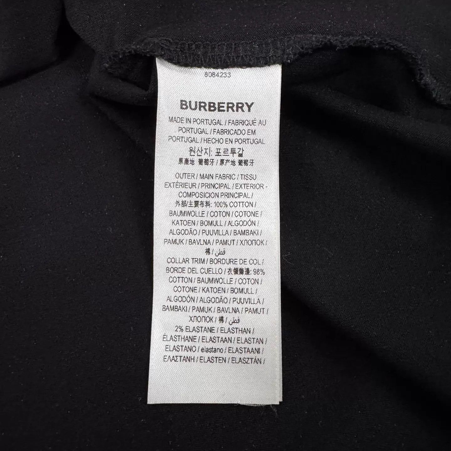 Burberry Burberry Black Logo Print Crewneck SS Tee XXL Size US XXL / EU 58 / 5 - 6 Thumbnail