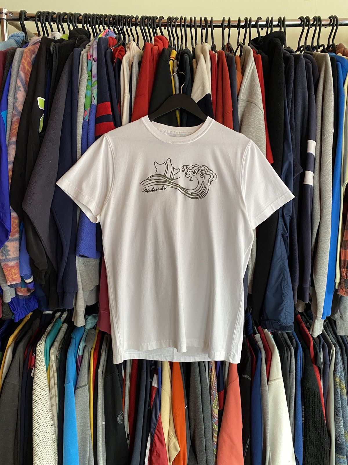 Maharishi VINTAGE MAHARISHI JAPANESE EMBROIDERED LOGO T-SHIRT Size US M / EU 48-50 / 2 - 1 Thumbnail