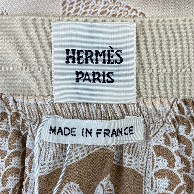 Hermes Hermes Silk Vintage Printed Skirt Size 42" / US 20 - 4 Thumbnail
