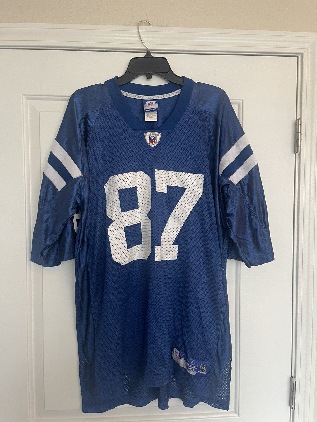 Reebok Vintage Reggie Wayne Indianapolis Colts Jersey Adult XL Size US XL / EU 56 / 4 - 1 Thumbnail