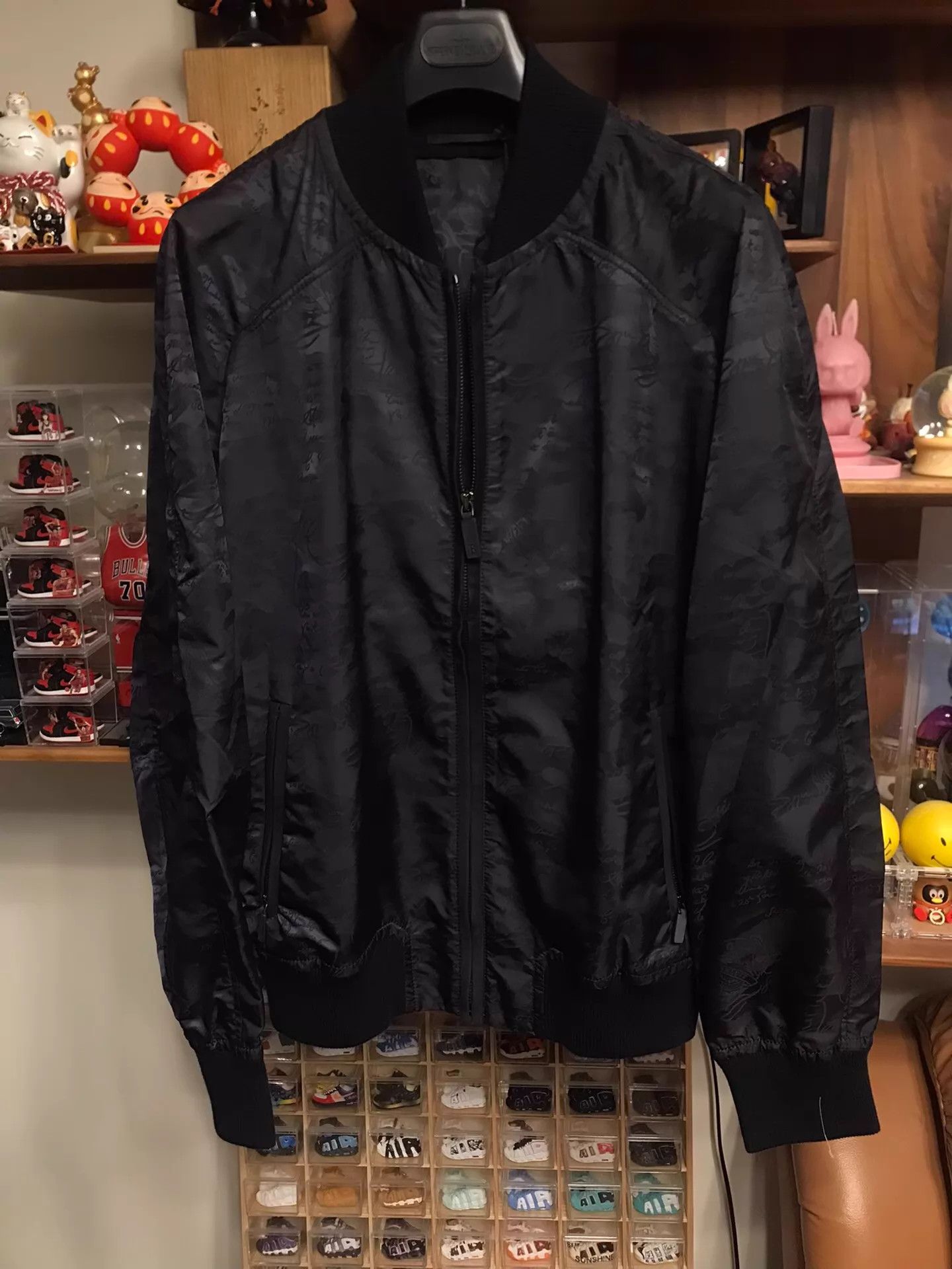 Berluti Berluti 56 3D Embossed Love Letter Leather Trimmed Jacket Size US XL / EU 56 / 4 - 1 Thumbnail
