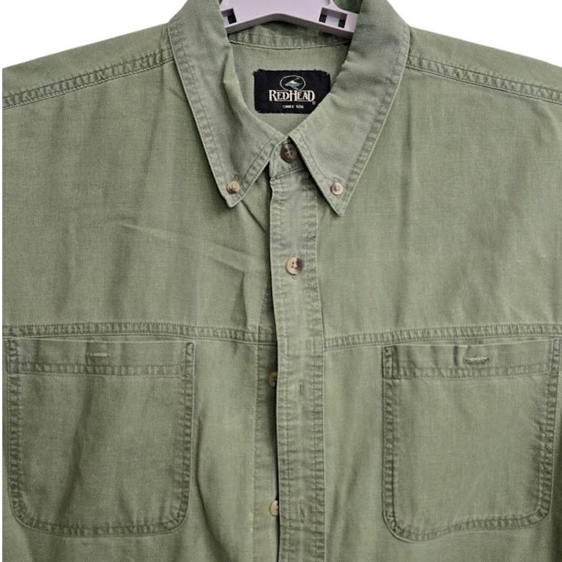 Redhead RedHead Green Short Sleeve Outdoor Shirt XL Size US XL / EU 56 / 4 - 2 Thumbnail