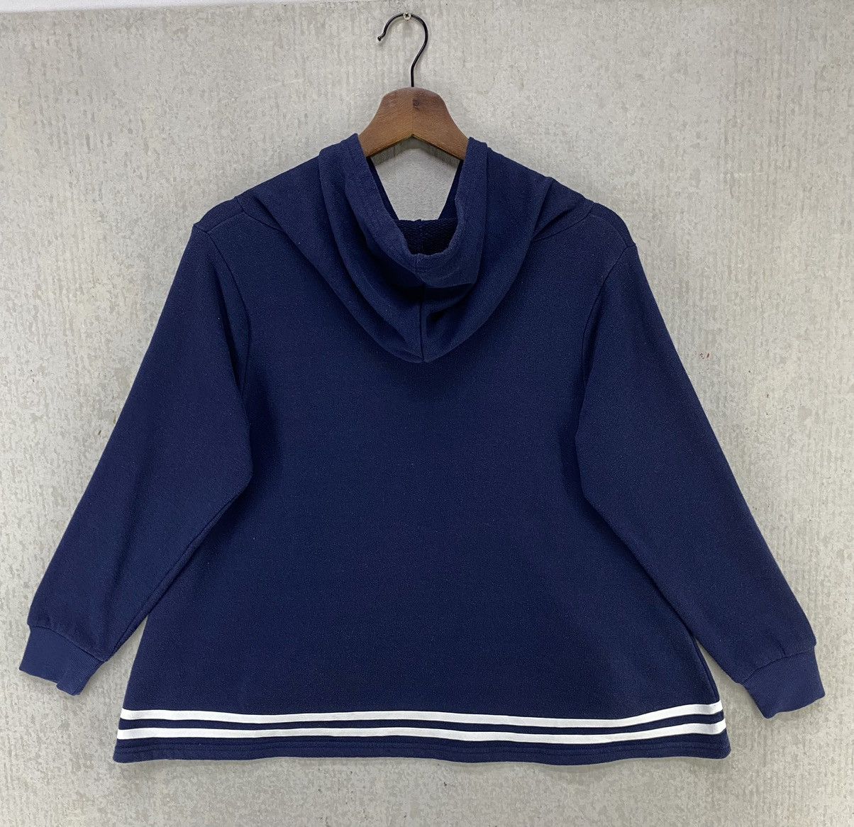 Fiorucci Florucci Womens Hoodie Big Logo Embroidery US Flag Pullover Size ONE SIZE - 8 Thumbnail