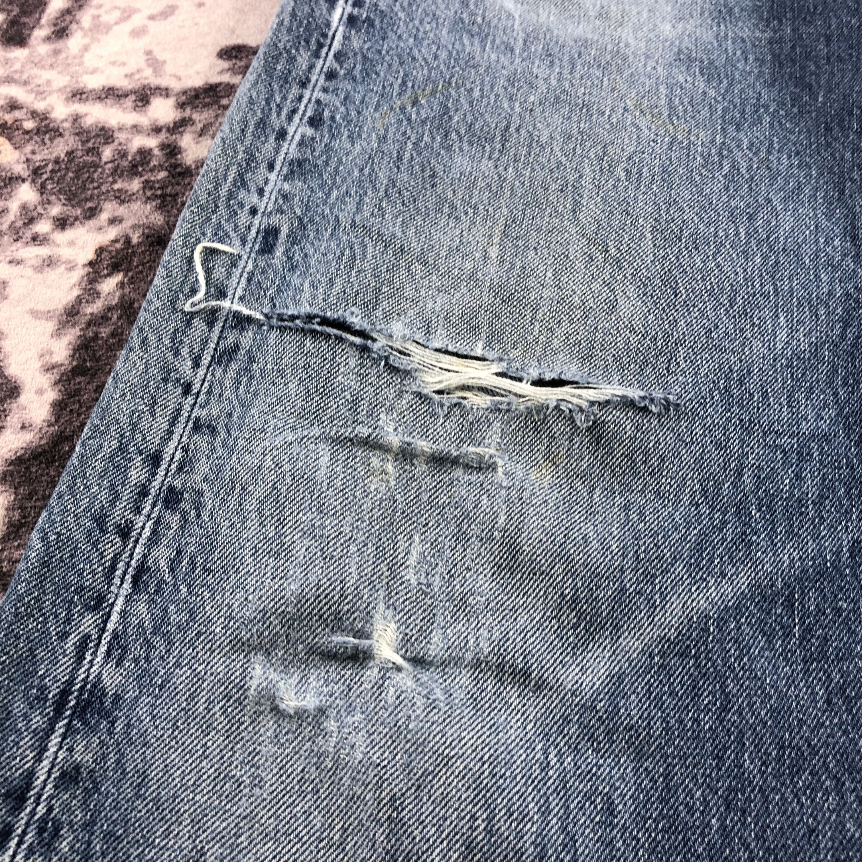 Levi's 90s Vintage Blue Wash Levis 501 Jeans-JM2747 Size US 36 / EU 52 - 9 Thumbnail