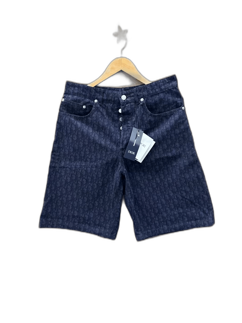 Dior Dior 24 New Denim Shorts in Dark Blue-yf Size US 30 / EU 46 - 1 Thumbnail