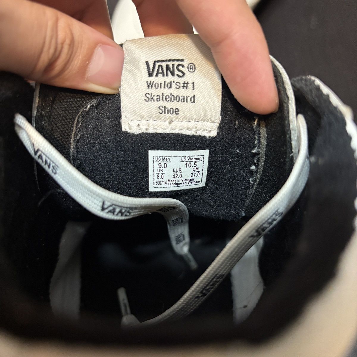 Vans Vans Vault Old Skool LX hightop white leather Size US 9 / EU 42 - 7 Thumbnail